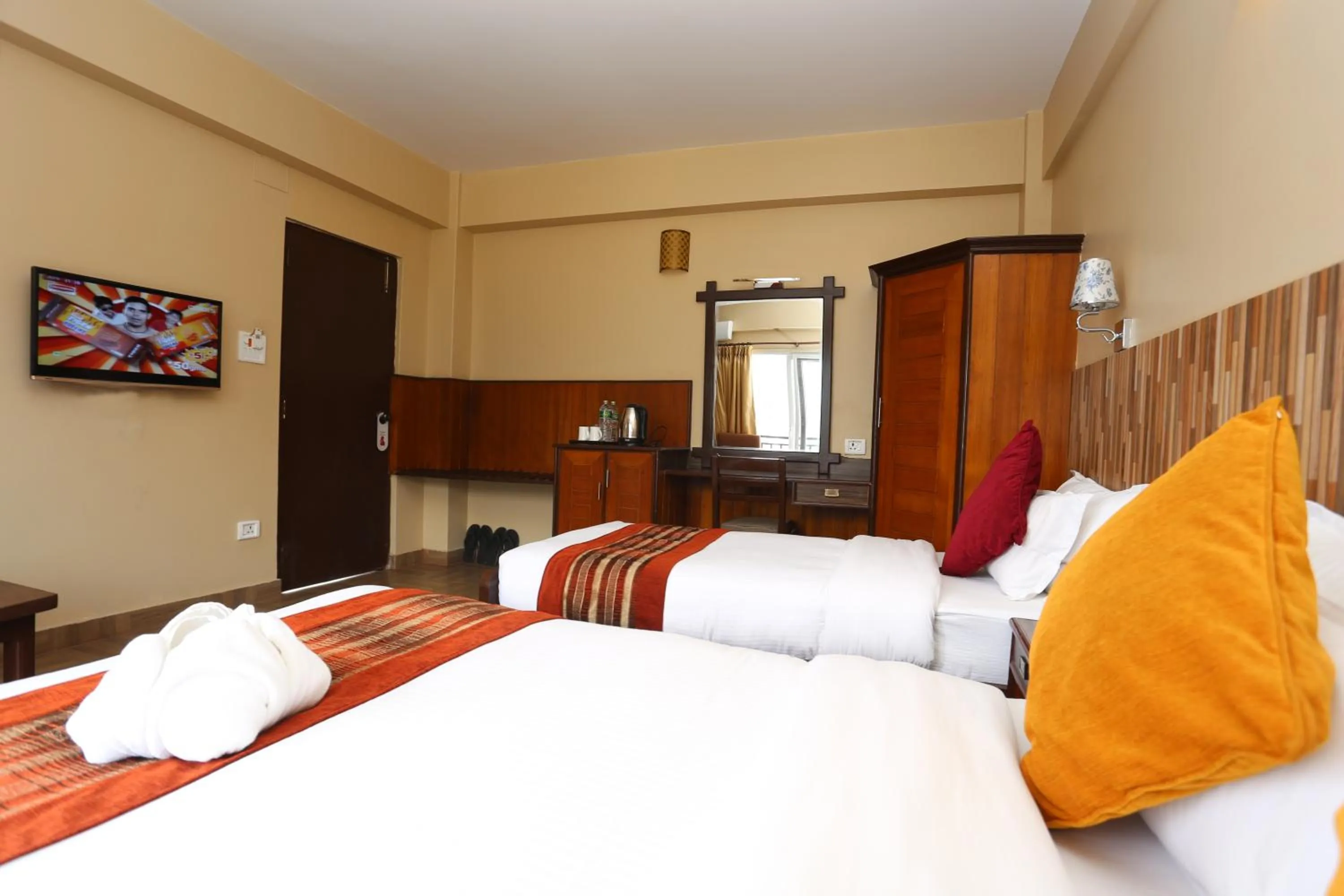 Bedroom, Bed in Pokhara Choice Inn