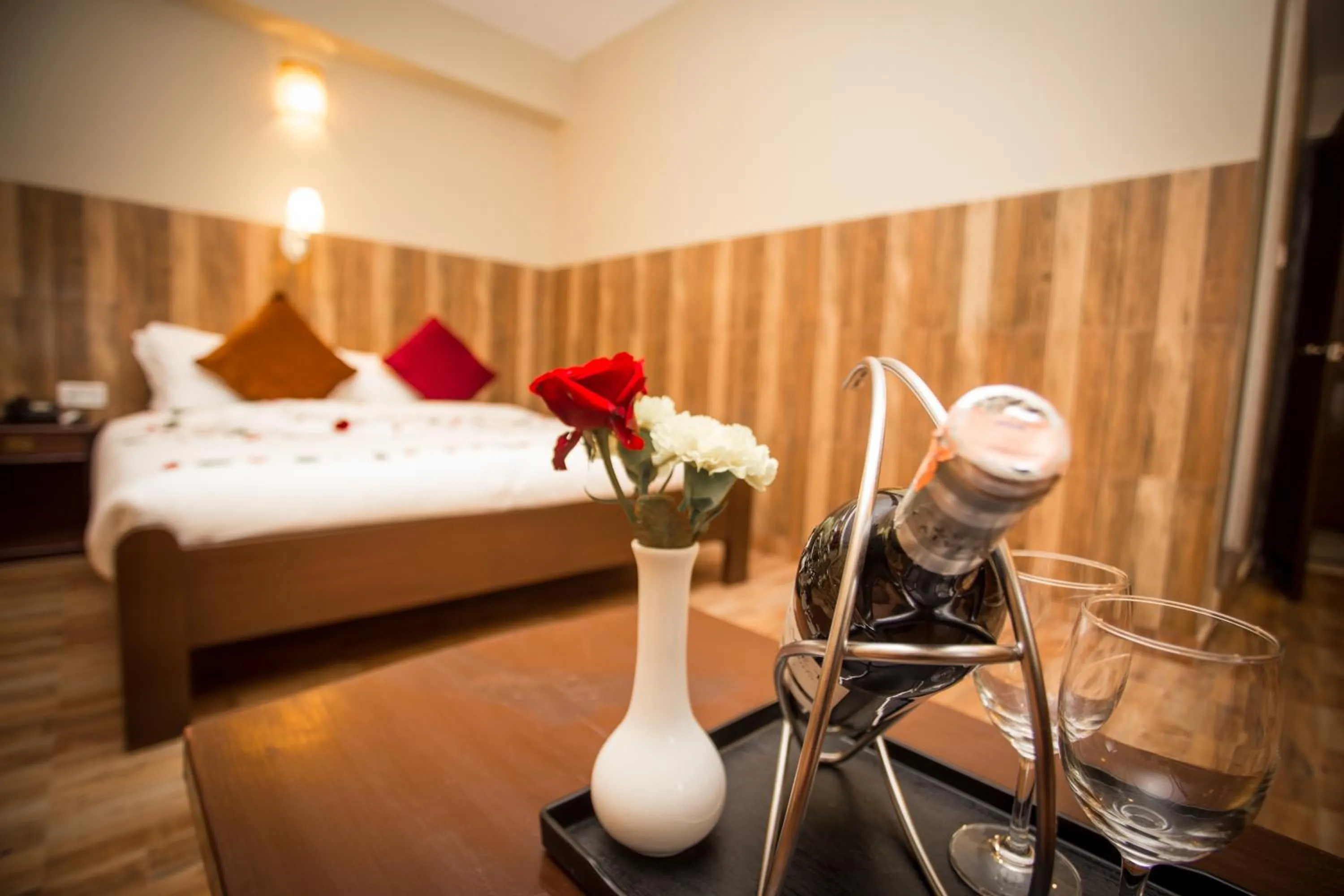 Bedroom, Bed in Pokhara Choice Inn