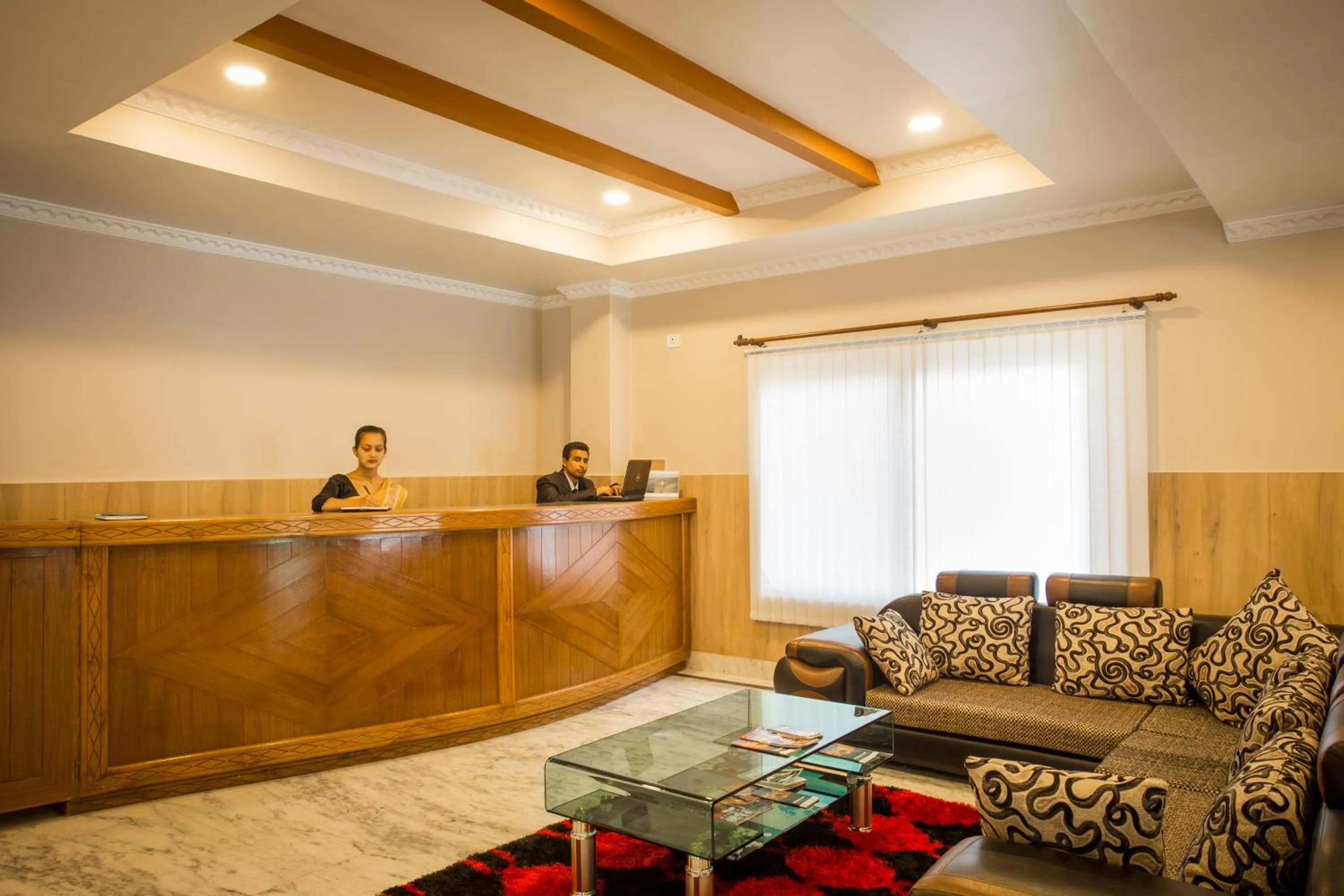 Lobby or reception in Pokhara Choice Inn