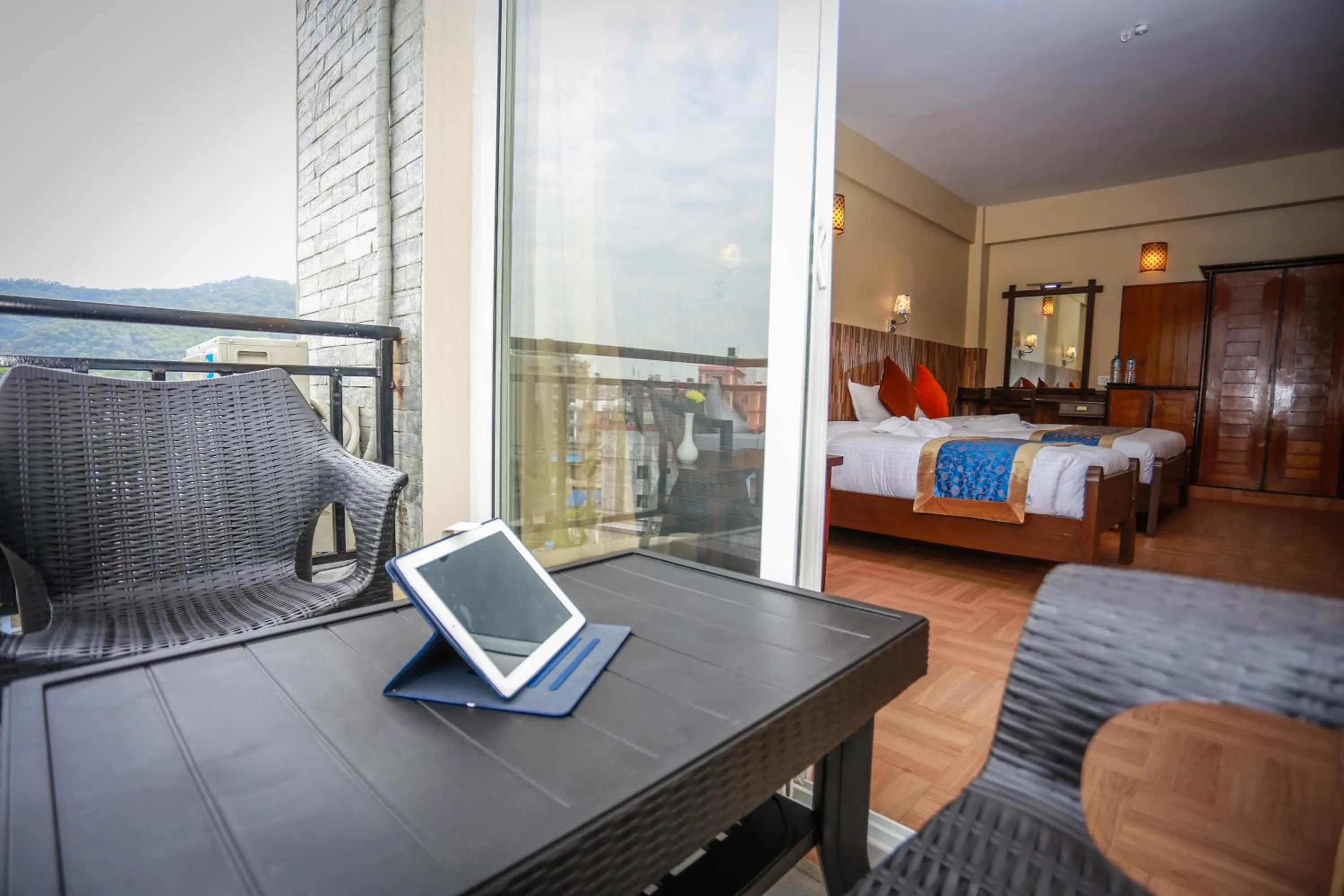 Lake view, Bed in Pokhara Choice Inn