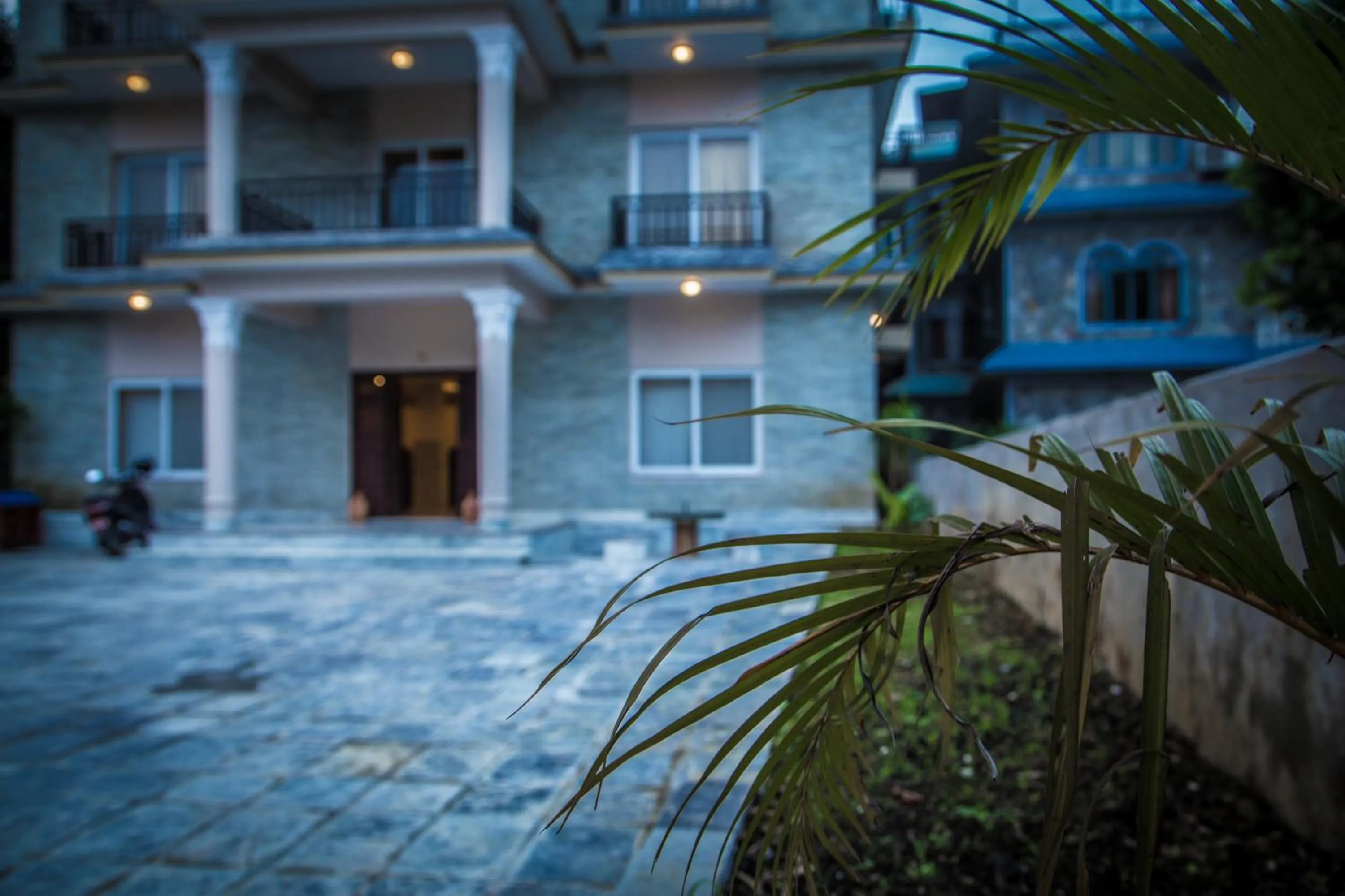 Garden view in Pokhara Choice Inn