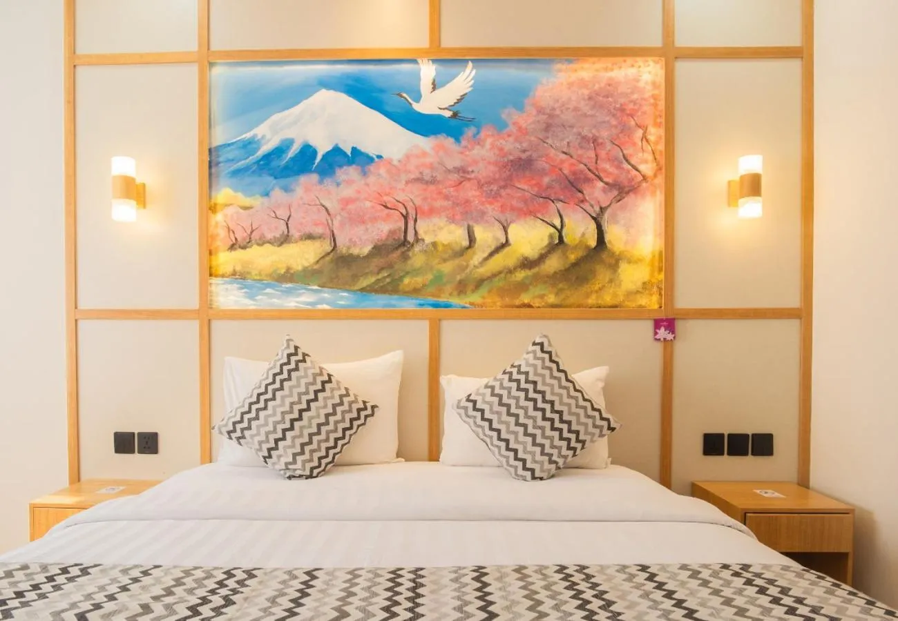 Bedroom, Bed in Samurai Hotel Sanur