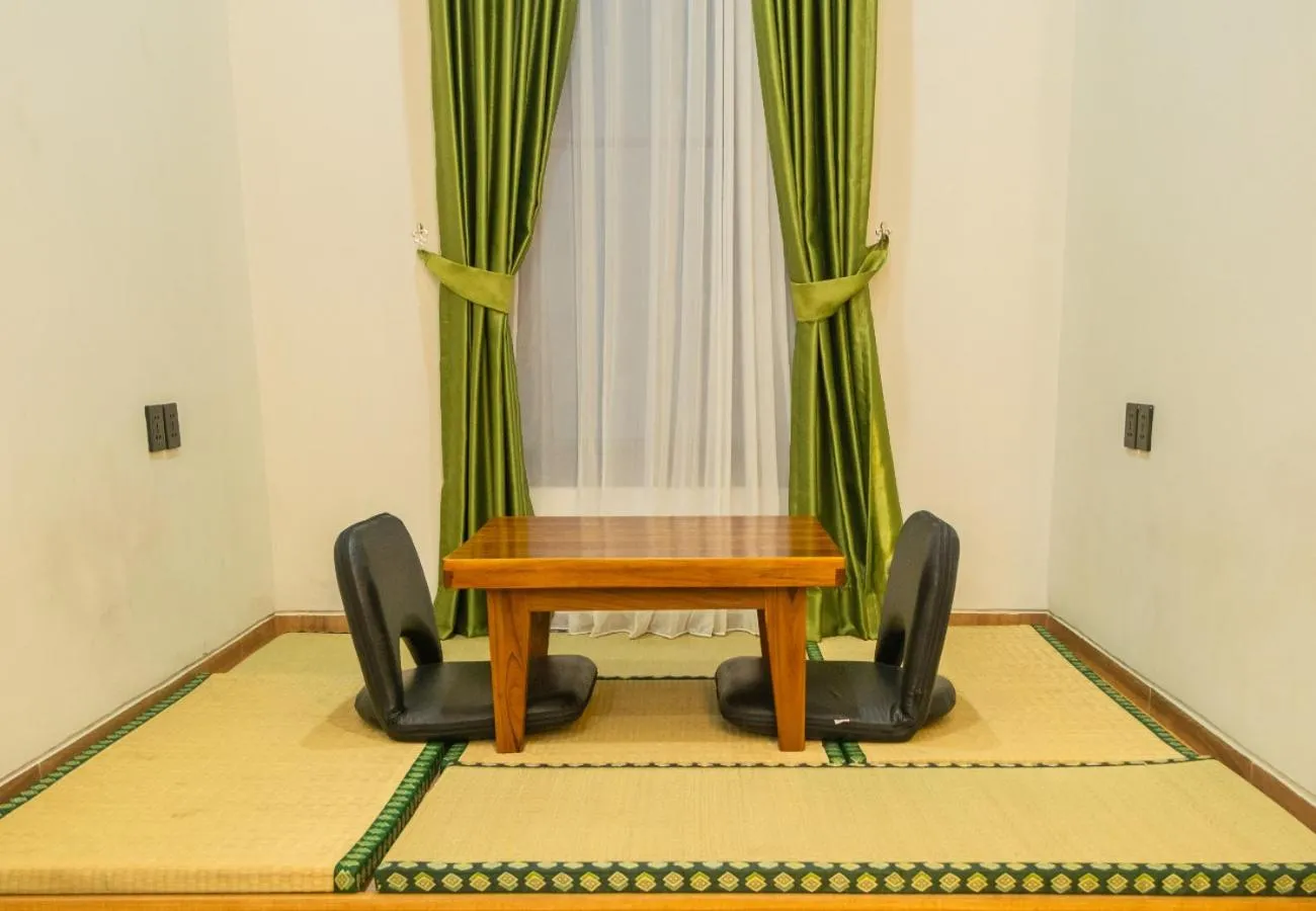 Seating area in Samurai Hotel Sanur