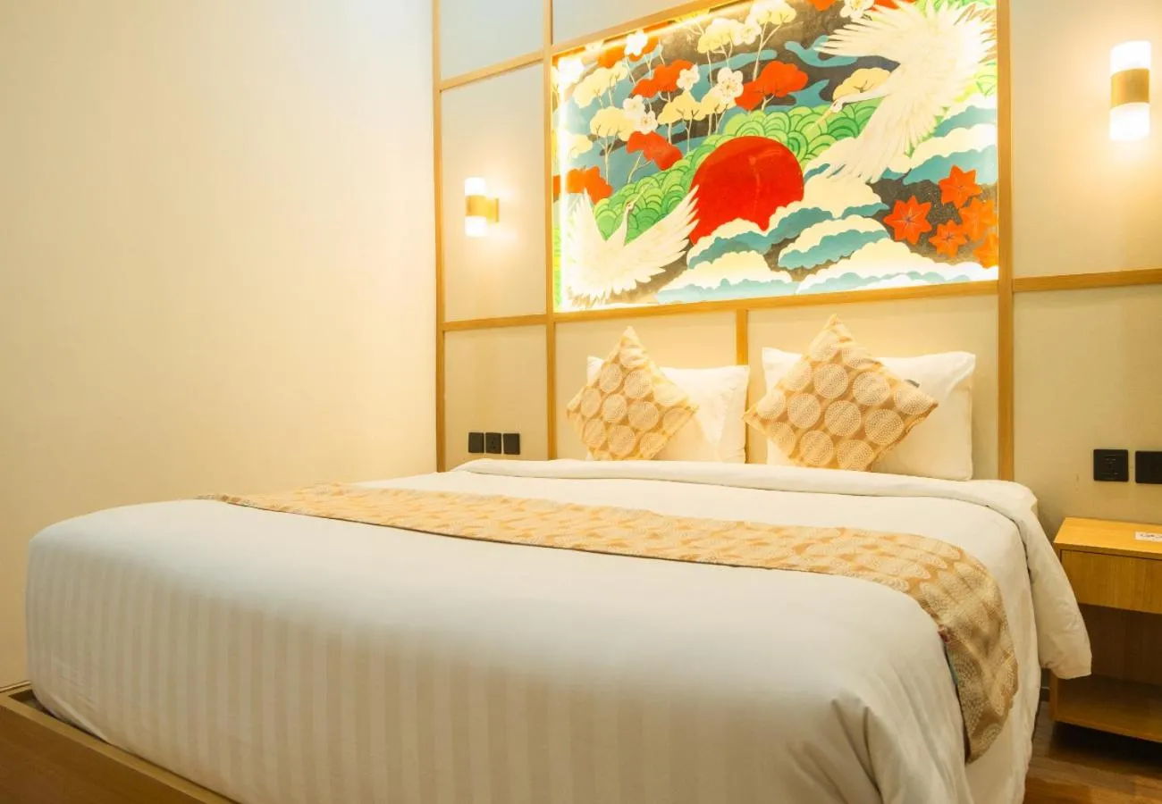 Bedroom, Bed in Samurai Hotel Sanur