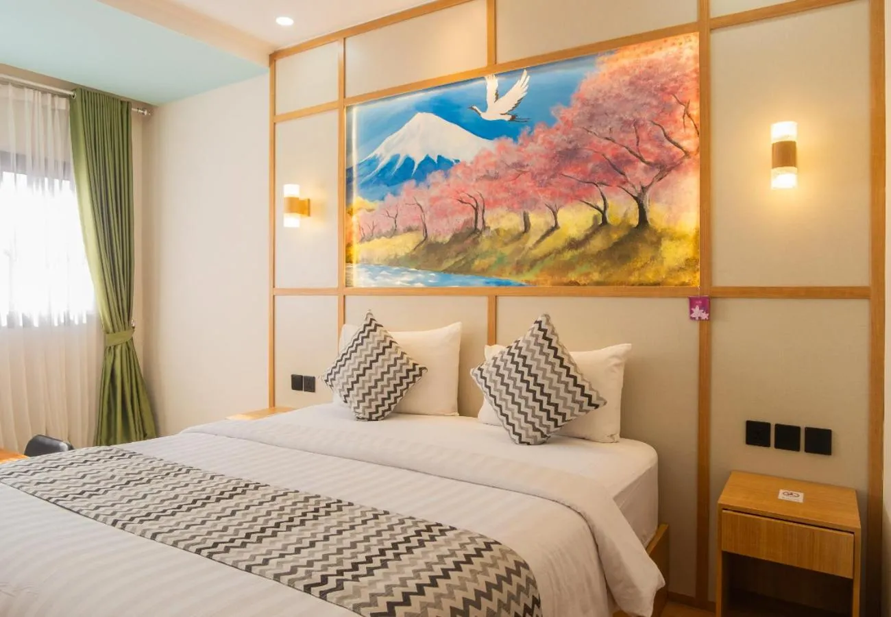 Bedroom, Bed in Samurai Hotel Sanur