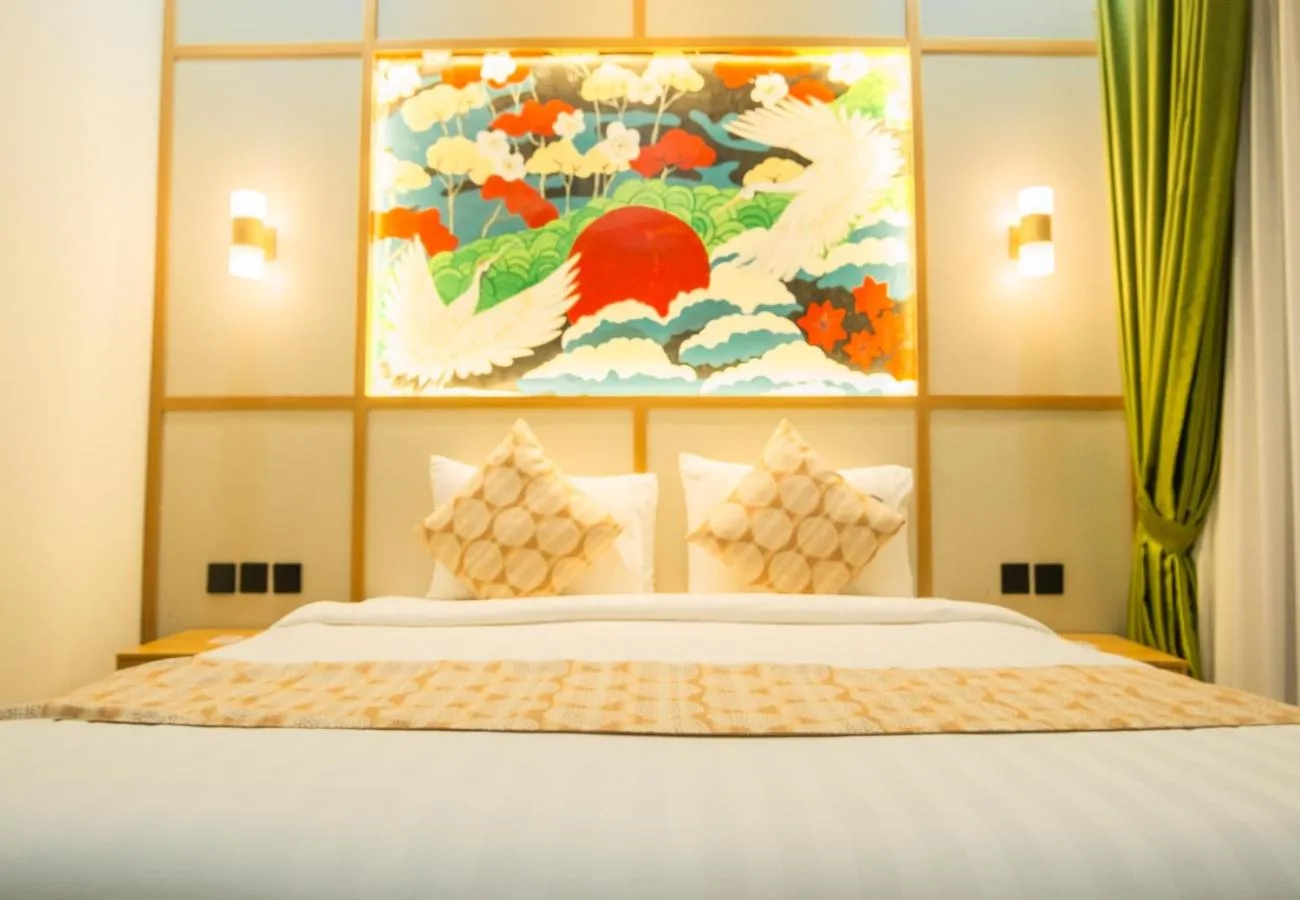 Bedroom, Bed in Samurai Hotel Sanur