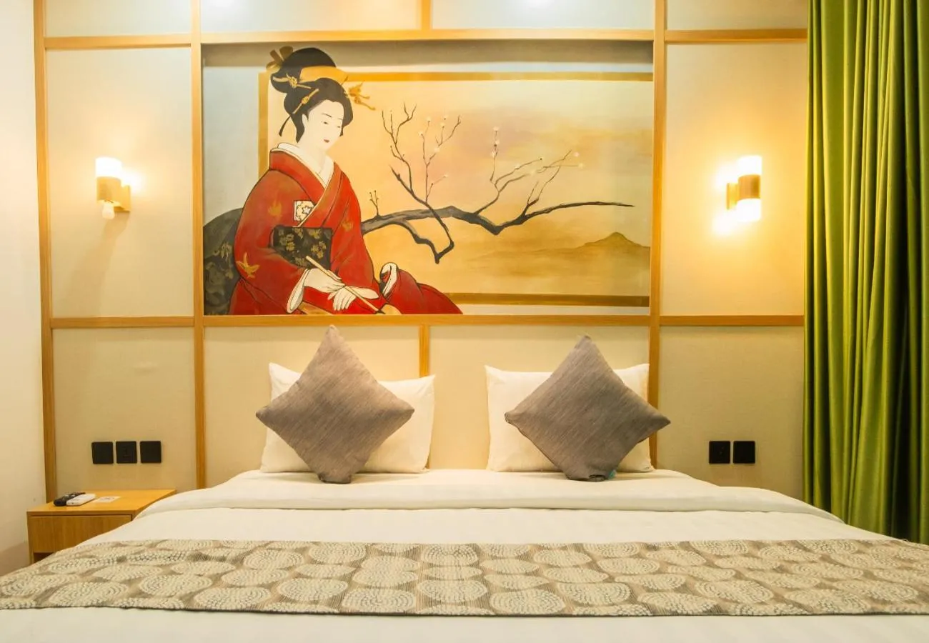 Bedroom, Bed in Samurai Hotel Sanur