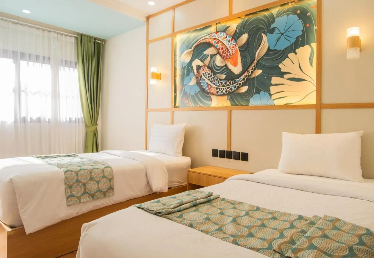 Bedroom, Bed in Samurai Hotel Sanur