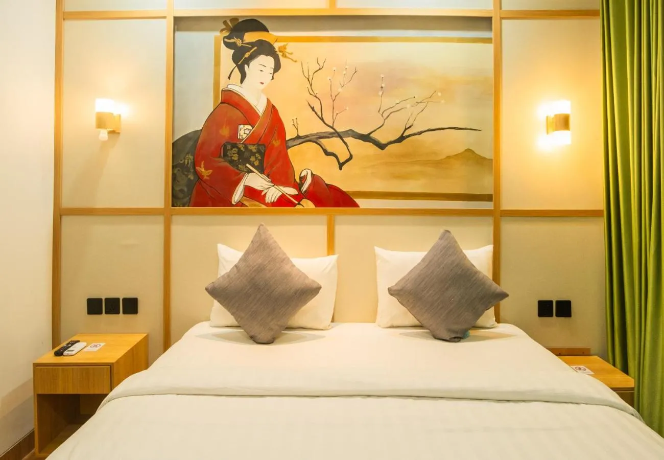 Bedroom, Bed in Samurai Hotel Sanur