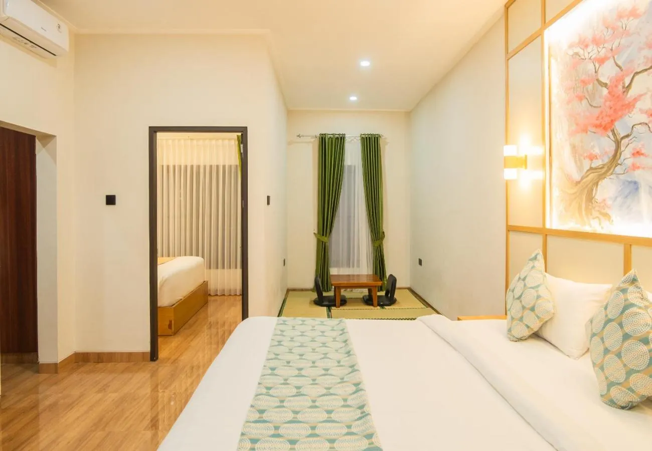 Bedroom, Bed in Samurai Hotel Sanur