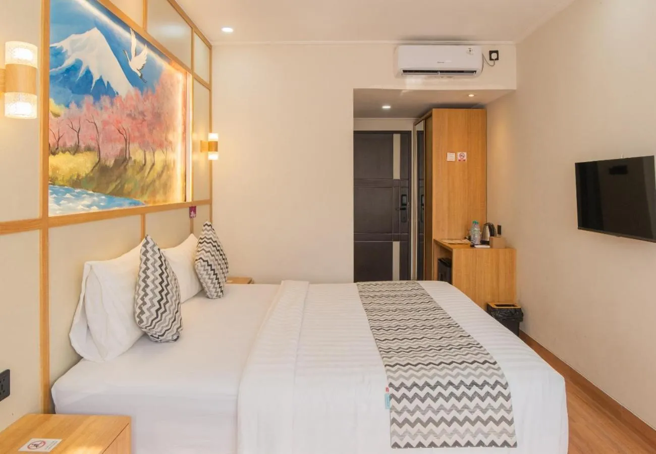 Bedroom, Bed in Samurai Hotel Sanur