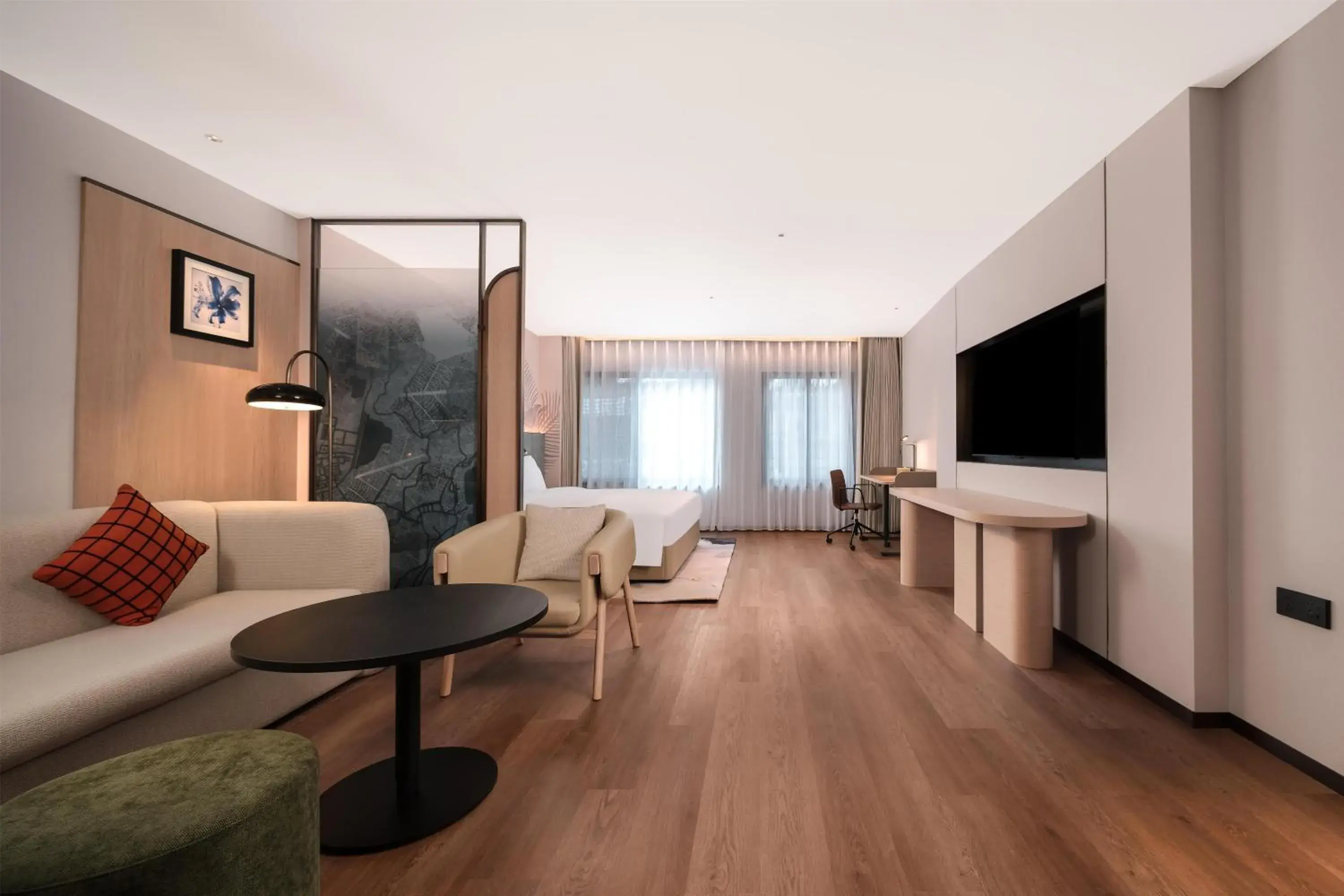 Deluxe King Suite in Hilton Garden Inn Zhoushan Mount Putuo Deluxe King Suite in Hilton Garden Inn Zhoushan Mount Putuo