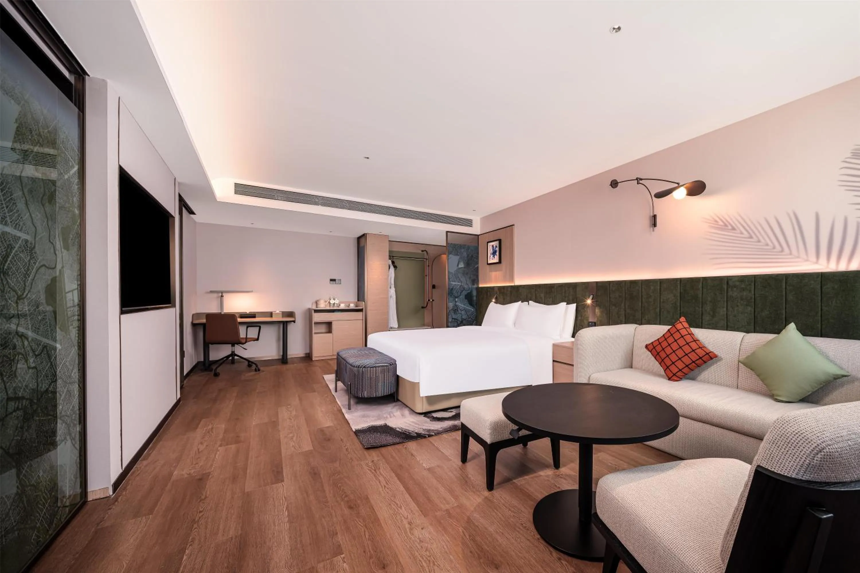 Living room in Hilton Garden Inn Zhoushan Mount Putuo