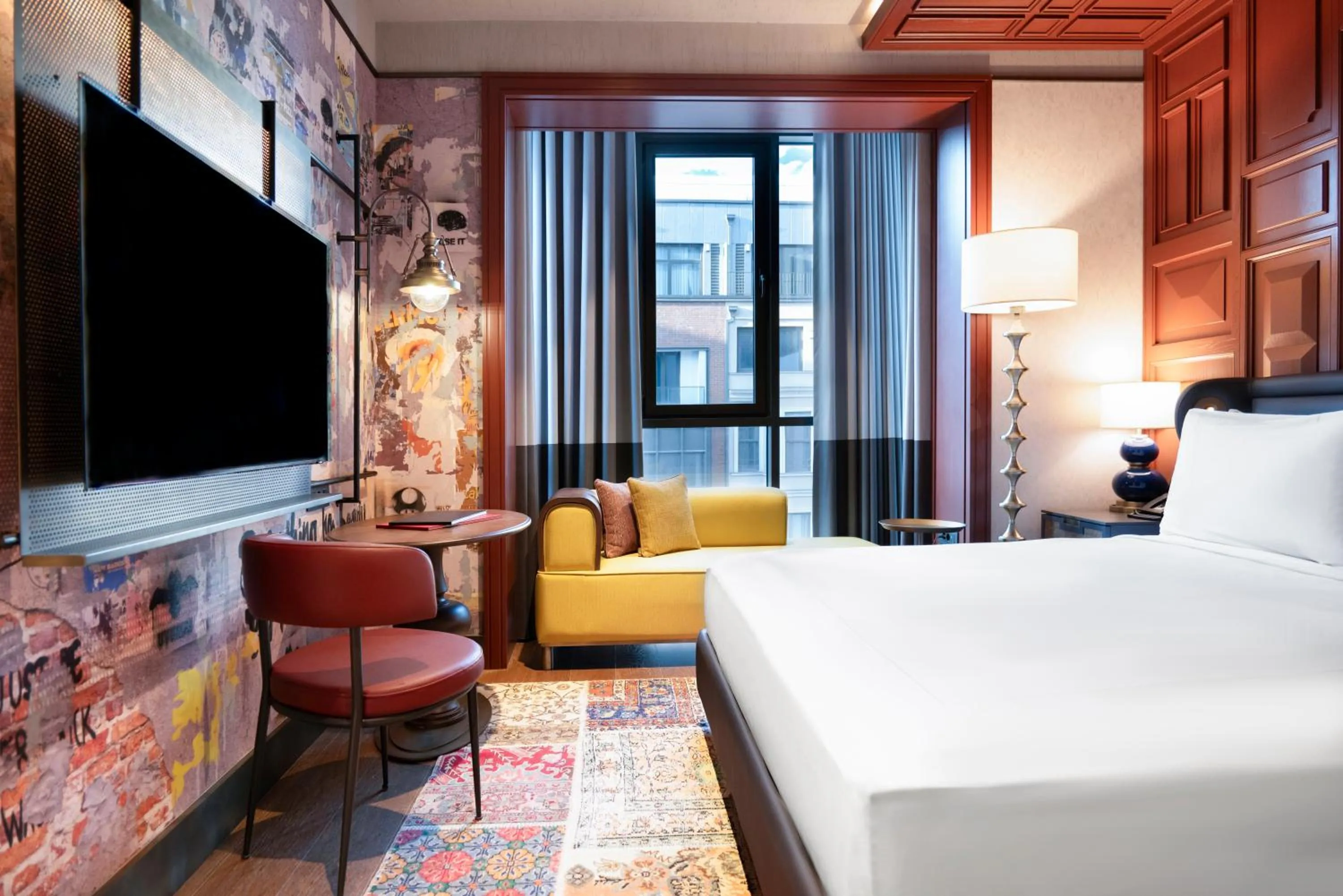 View (from property/room), Bed in Canopy By Hilton Istanbul Taksim