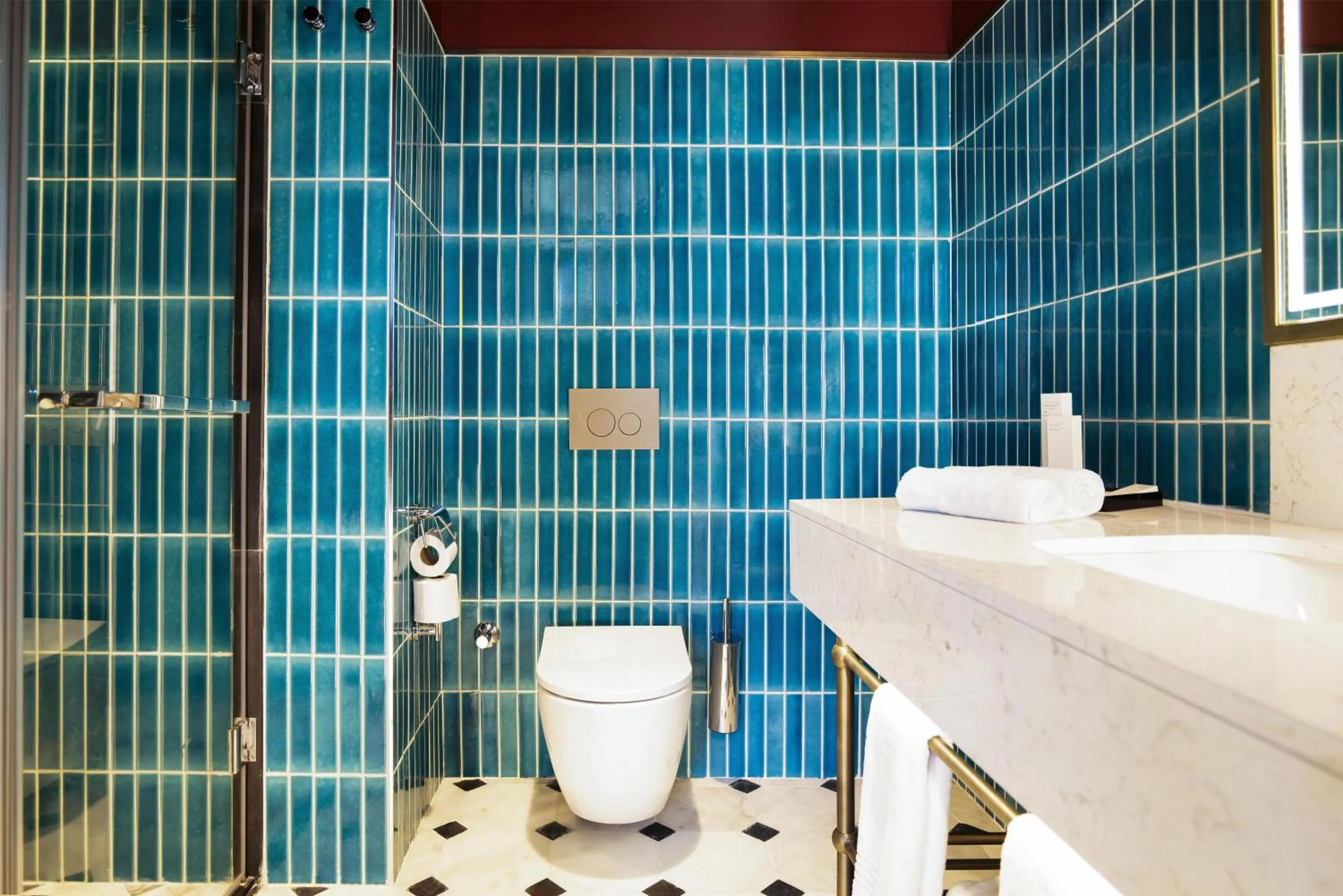 Bathroom in Canopy By Hilton Istanbul Taksim