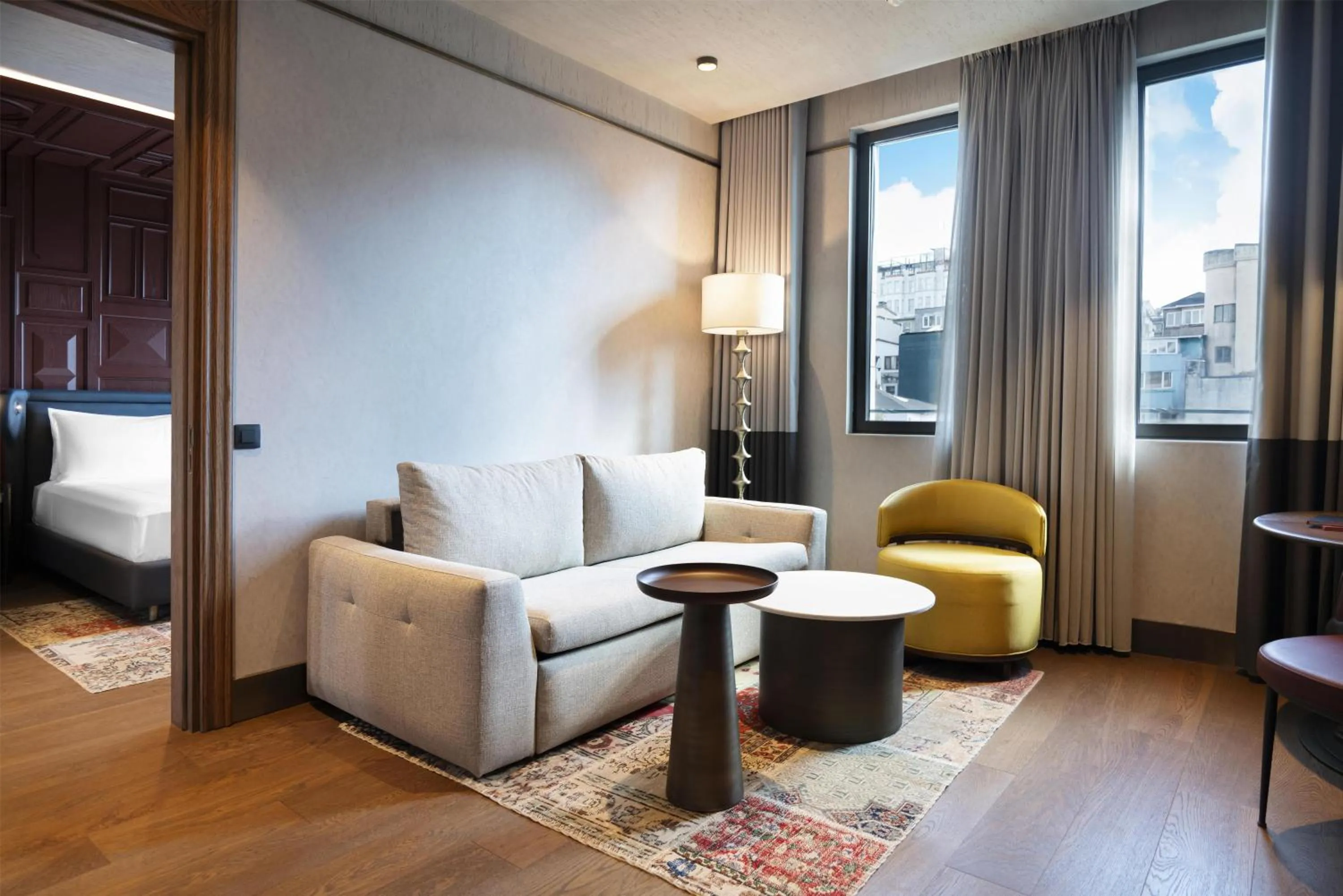 Living room in Canopy By Hilton Istanbul Taksim