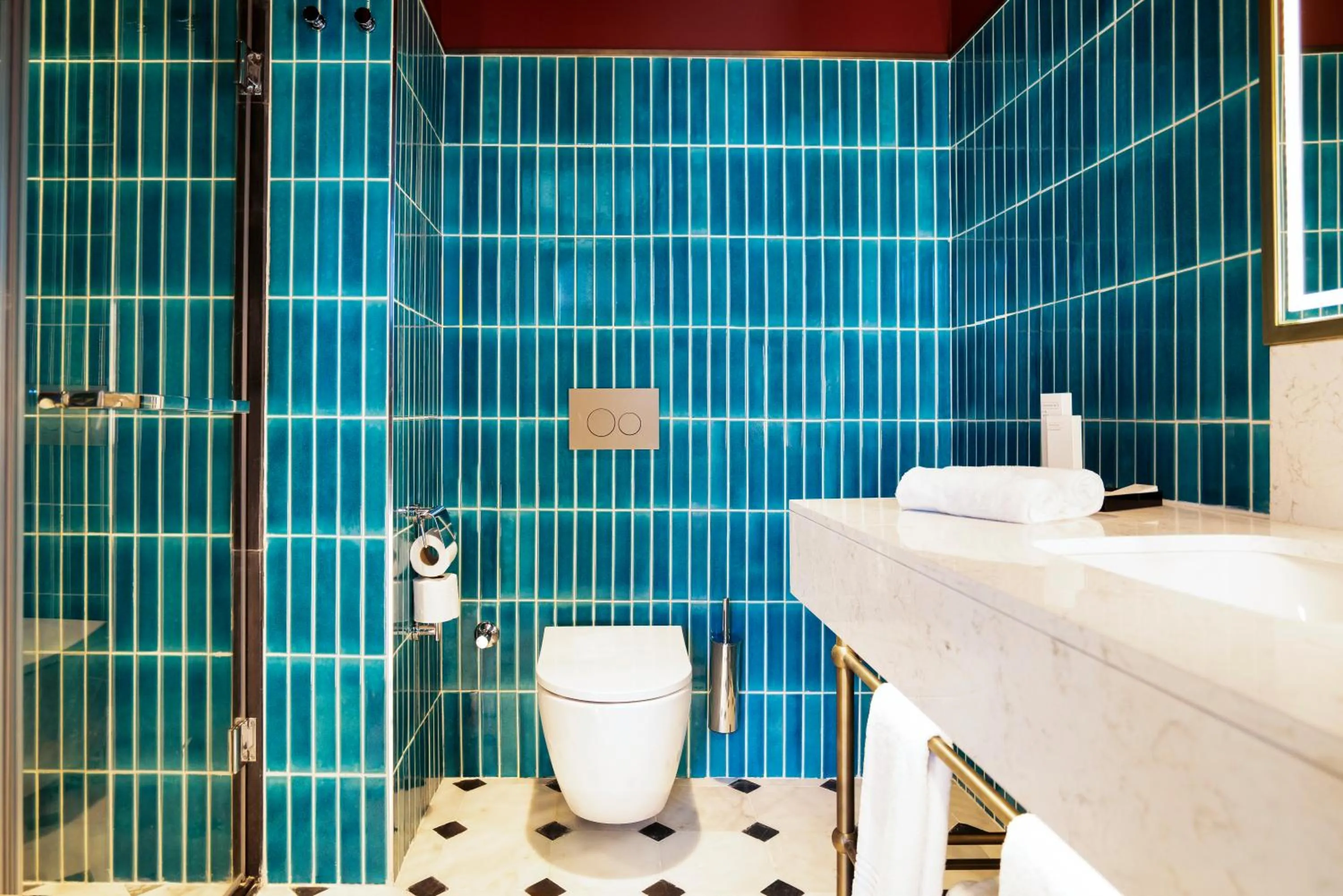 Bathroom in Canopy By Hilton Istanbul Taksim