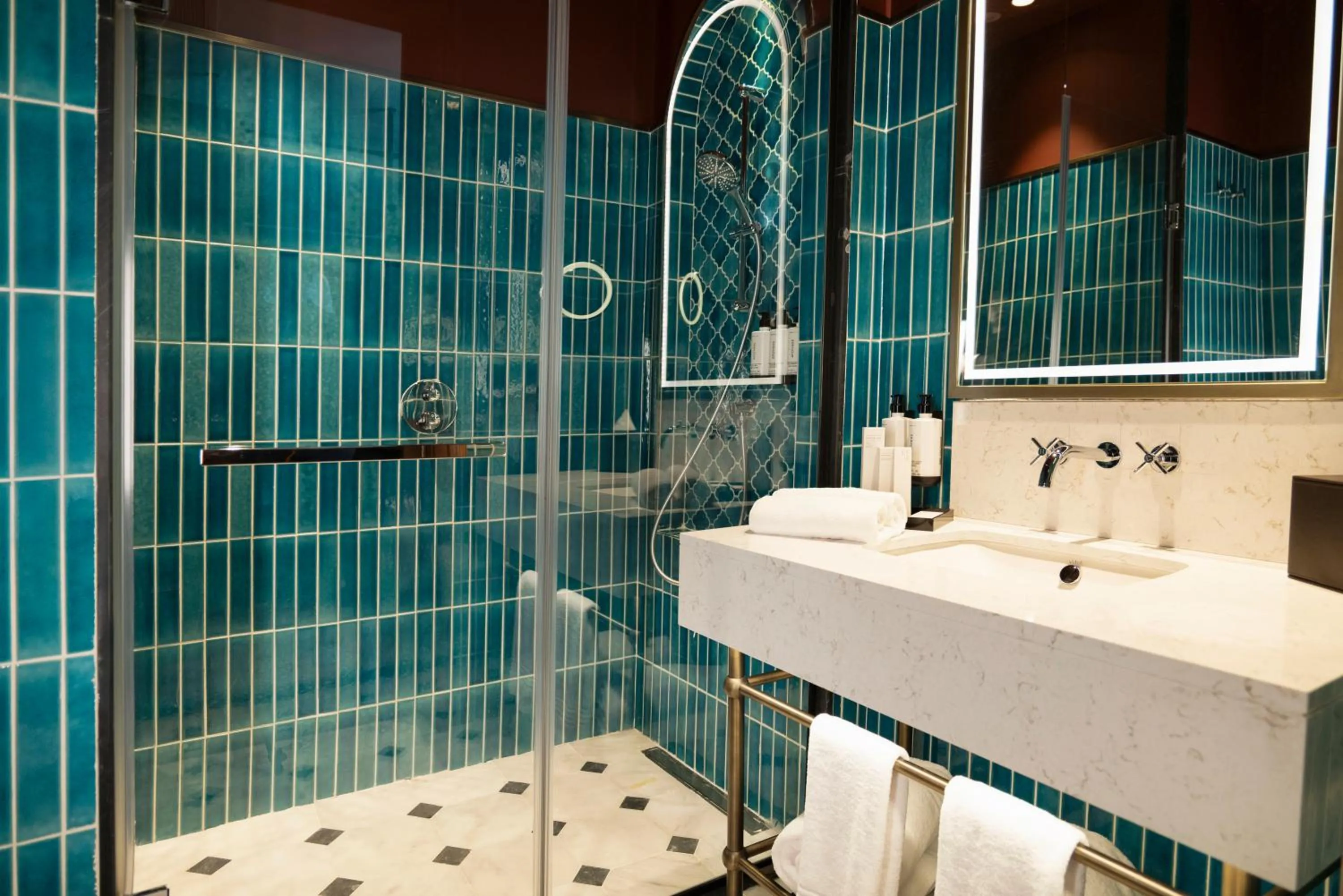 Bathroom in Canopy By Hilton Istanbul Taksim