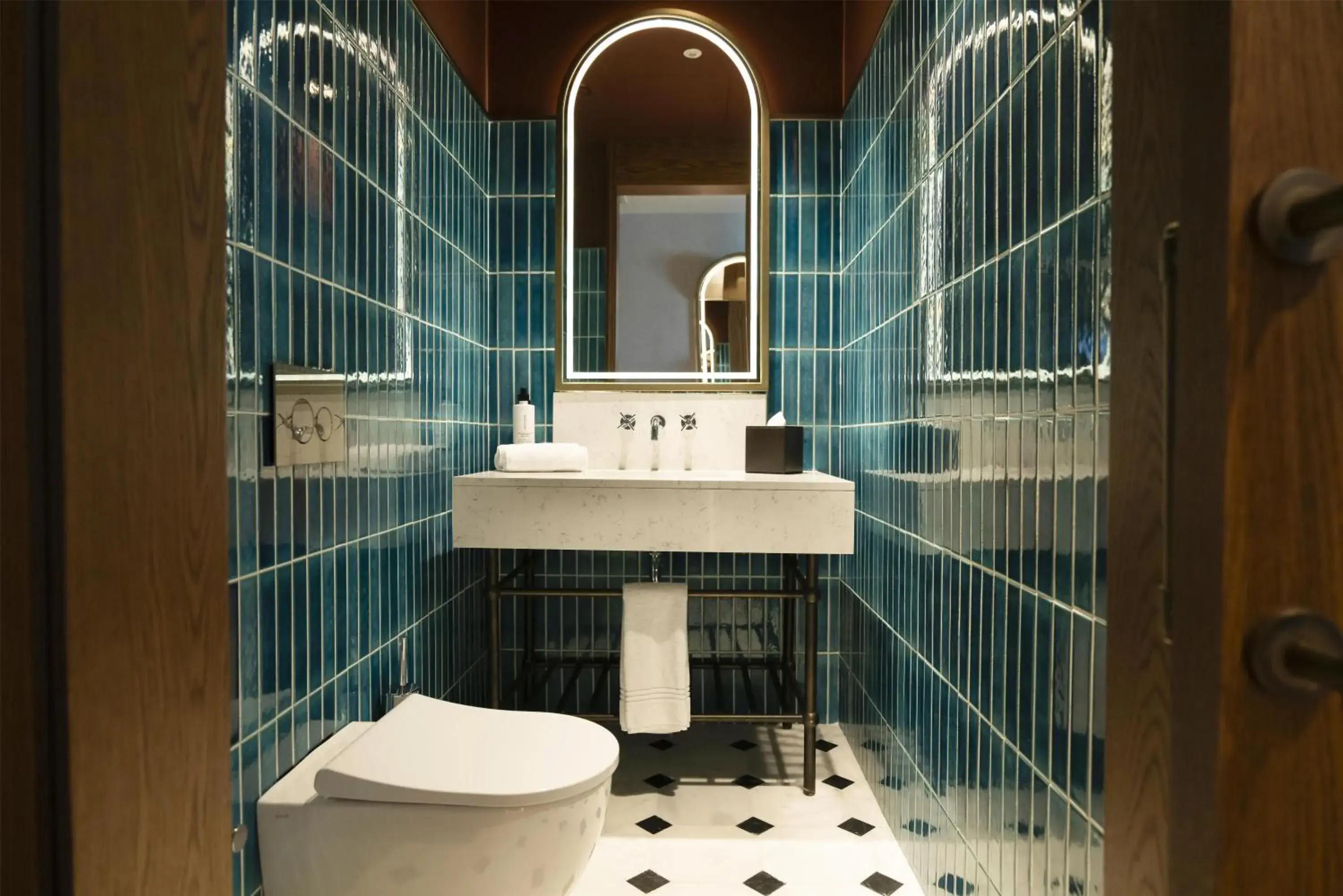 Bathroom in Canopy By Hilton Istanbul Taksim Bathroom in Canopy By Hilton Istanbul Taksim