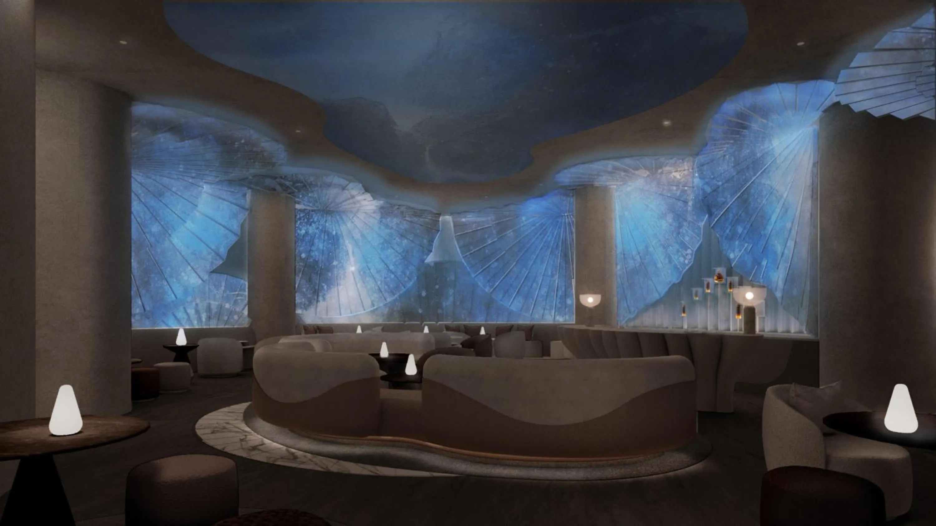 Lounge or bar in The Reserve Hotel Luoyang, Curio Collection By Hilton