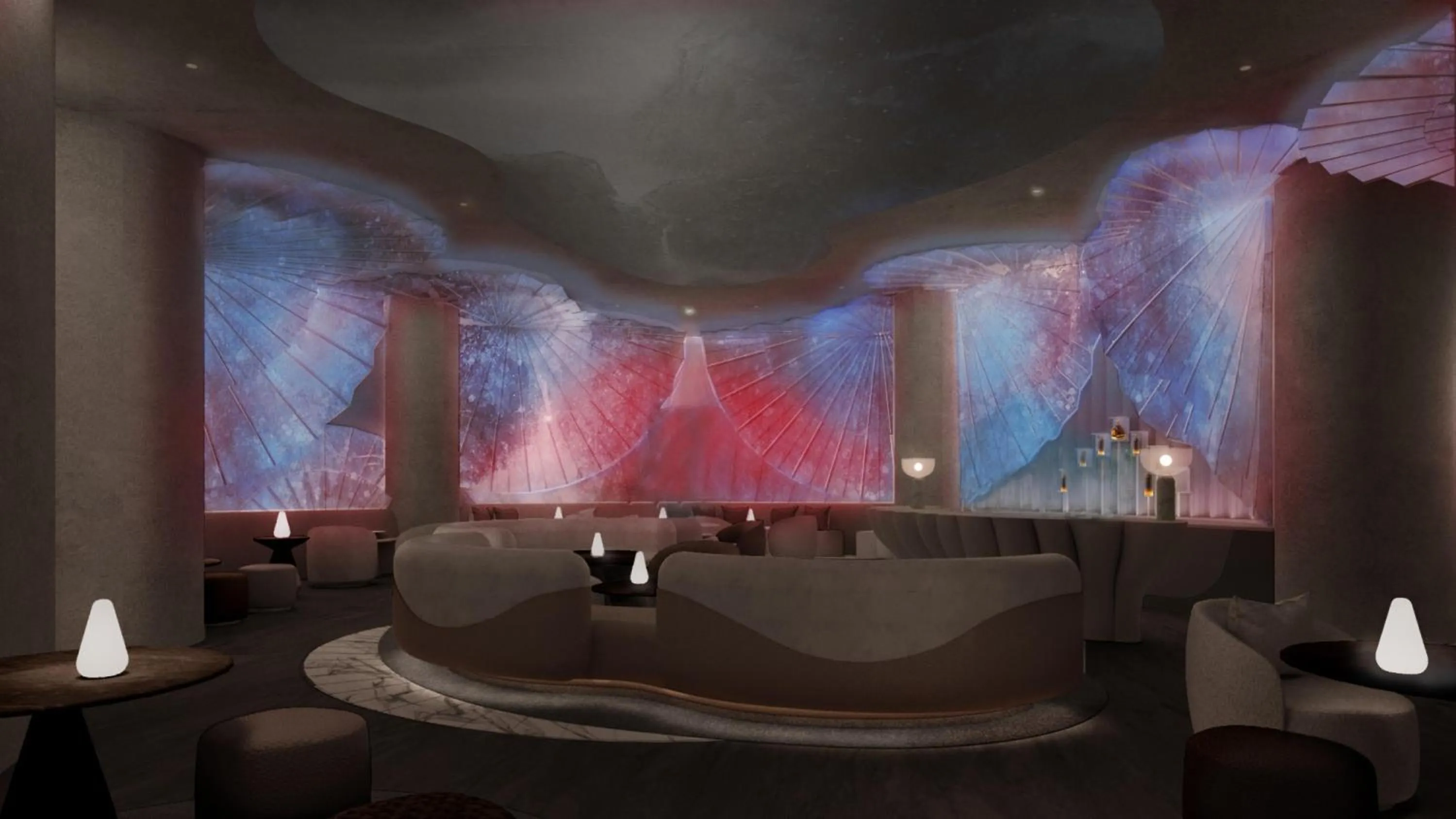 Lounge or bar in The Reserve Hotel Luoyang, Curio Collection By Hilton