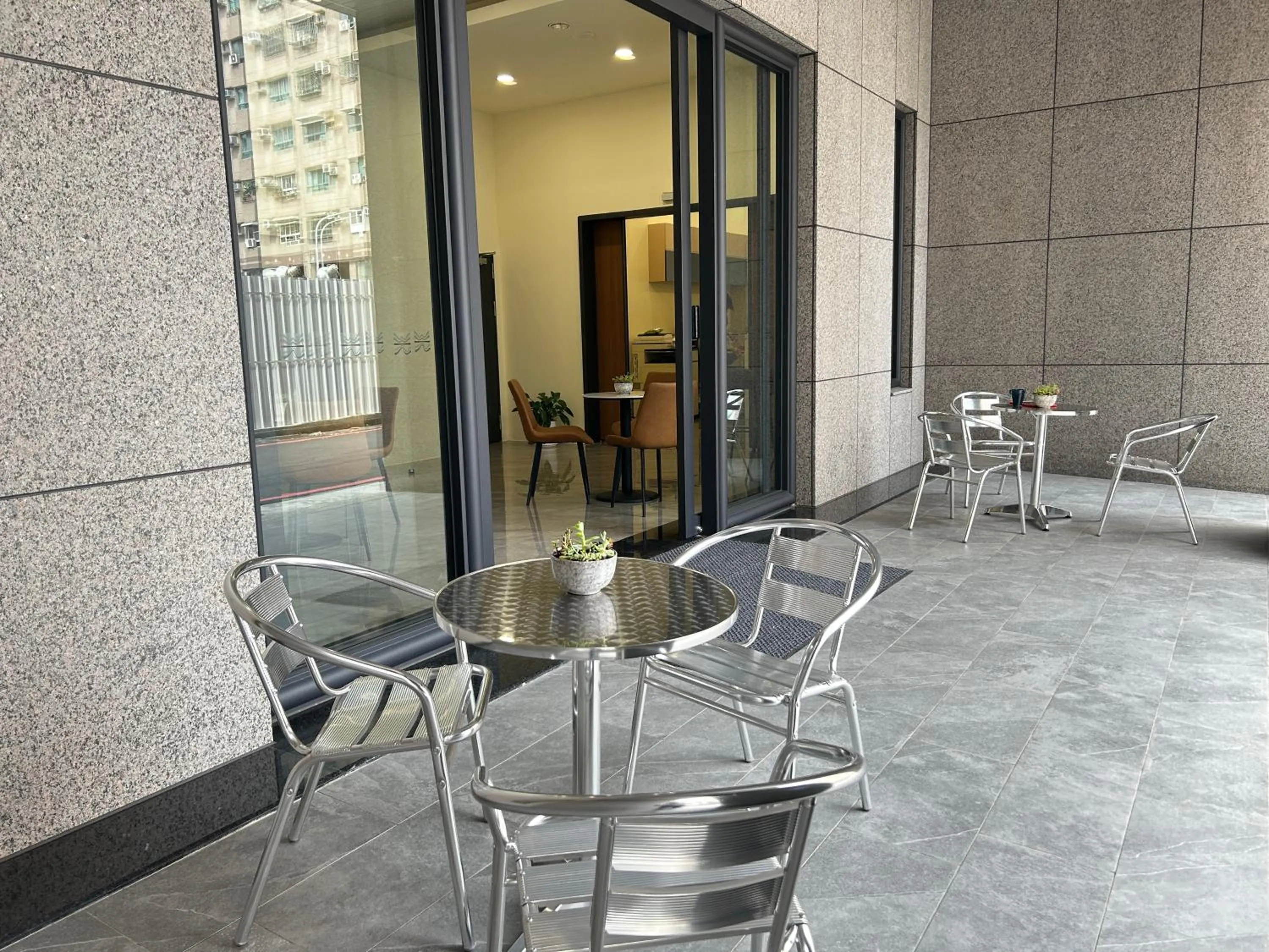 Patio in Water Woods Inn