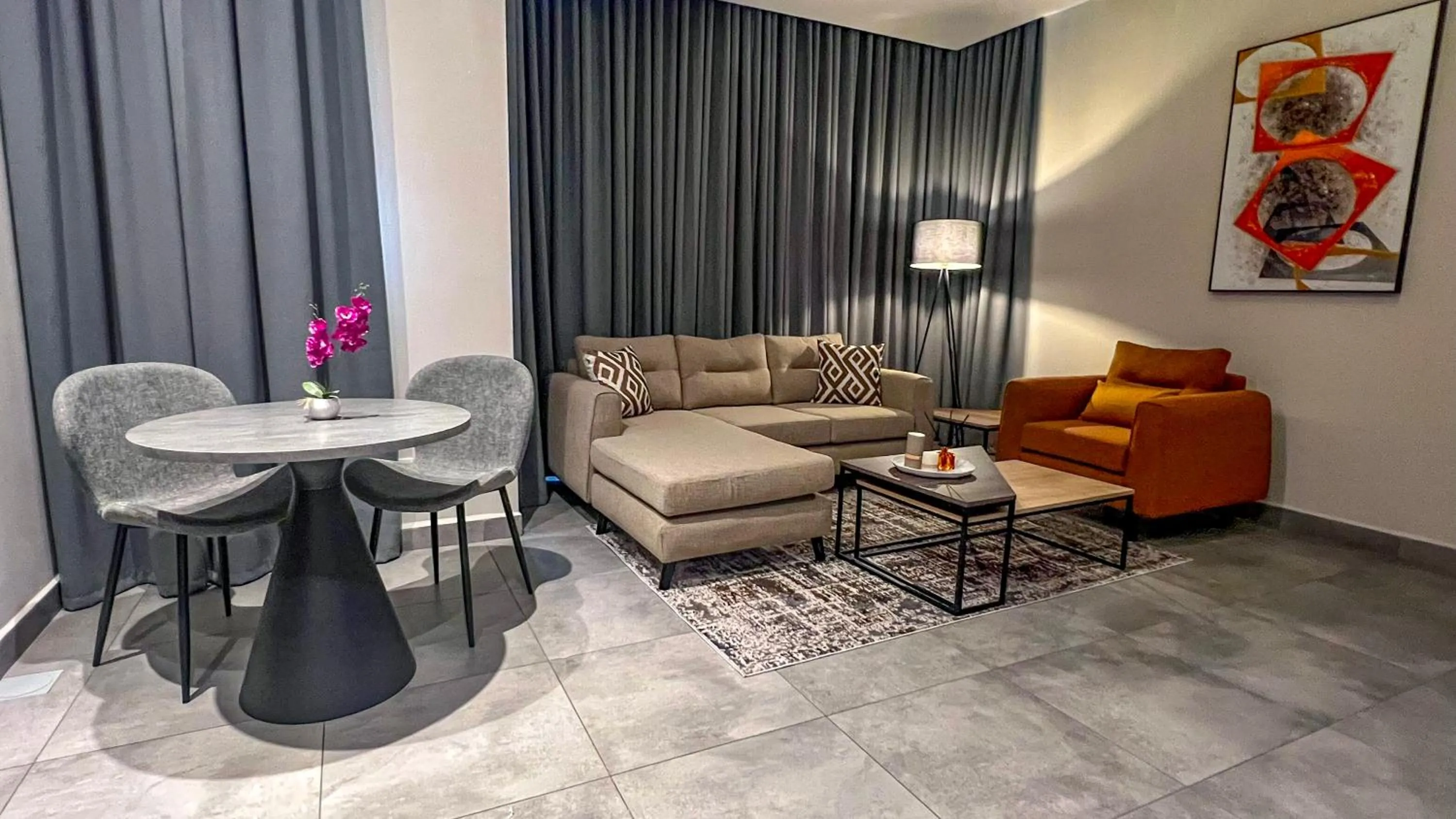 Living room in Anthonian Suites