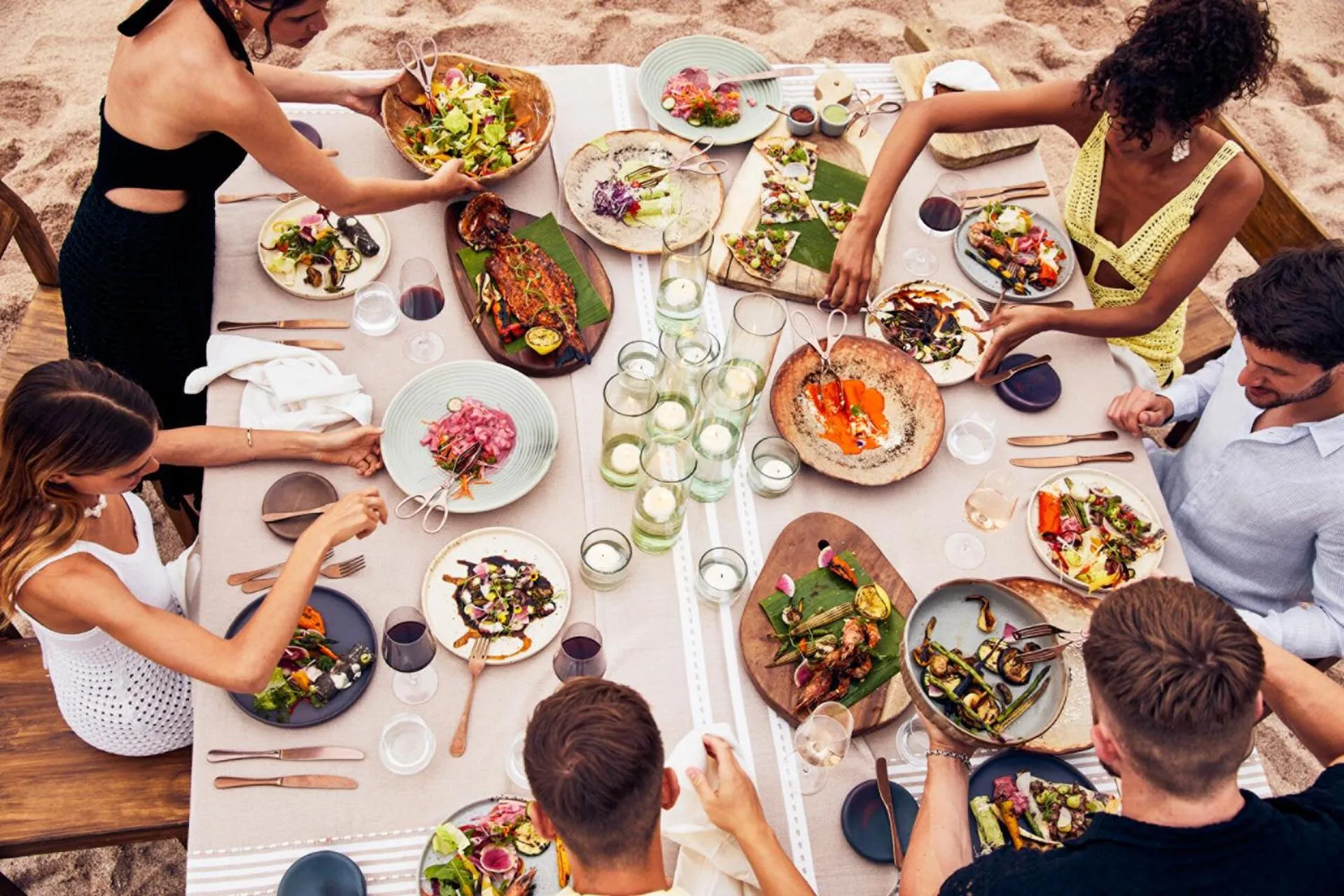 Dinner in Naviva, A Four Seasons Resort, Punta Mita, Mexico