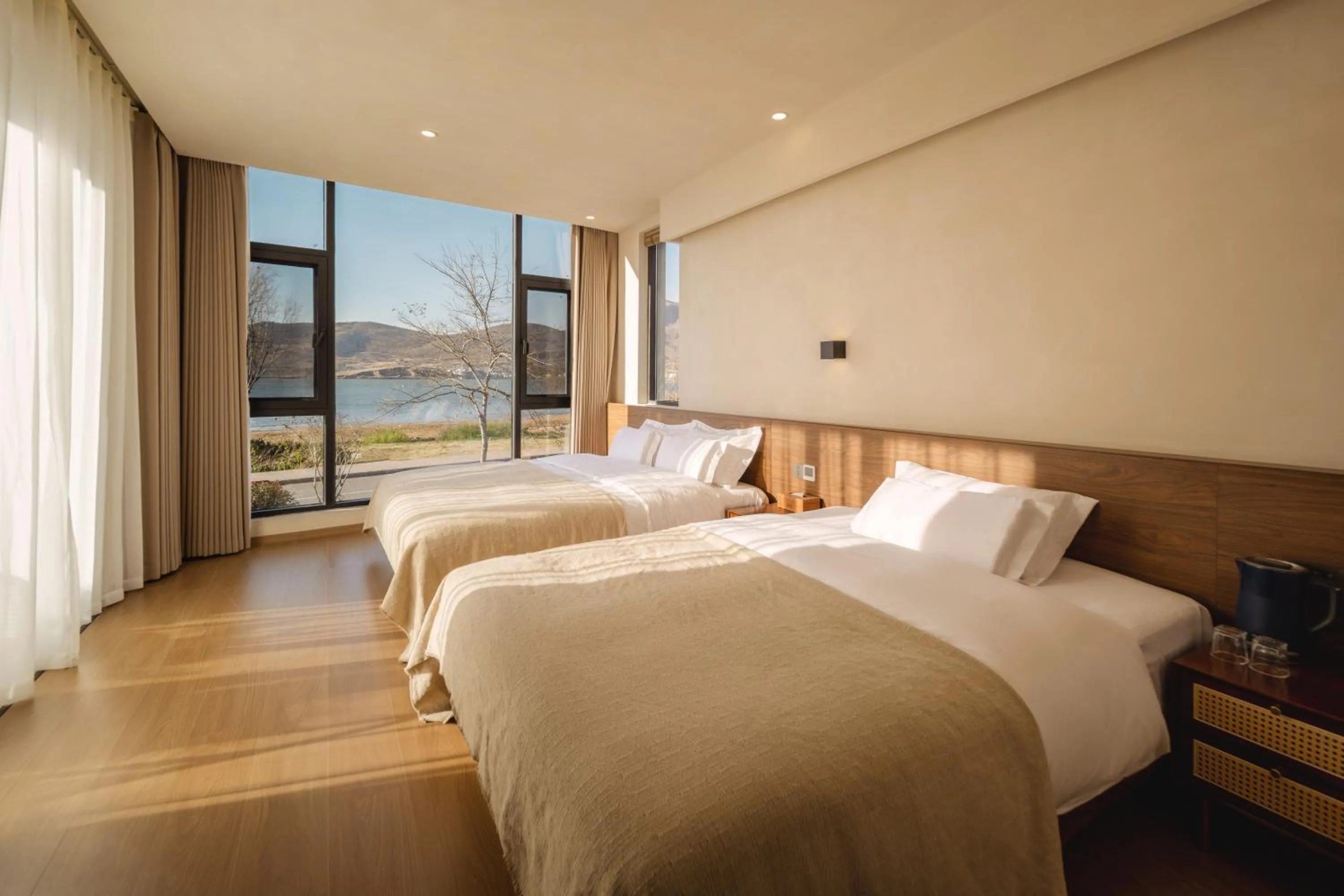 Family Room with Sea View in Dali Antu Yuanchu seaview Homestay
