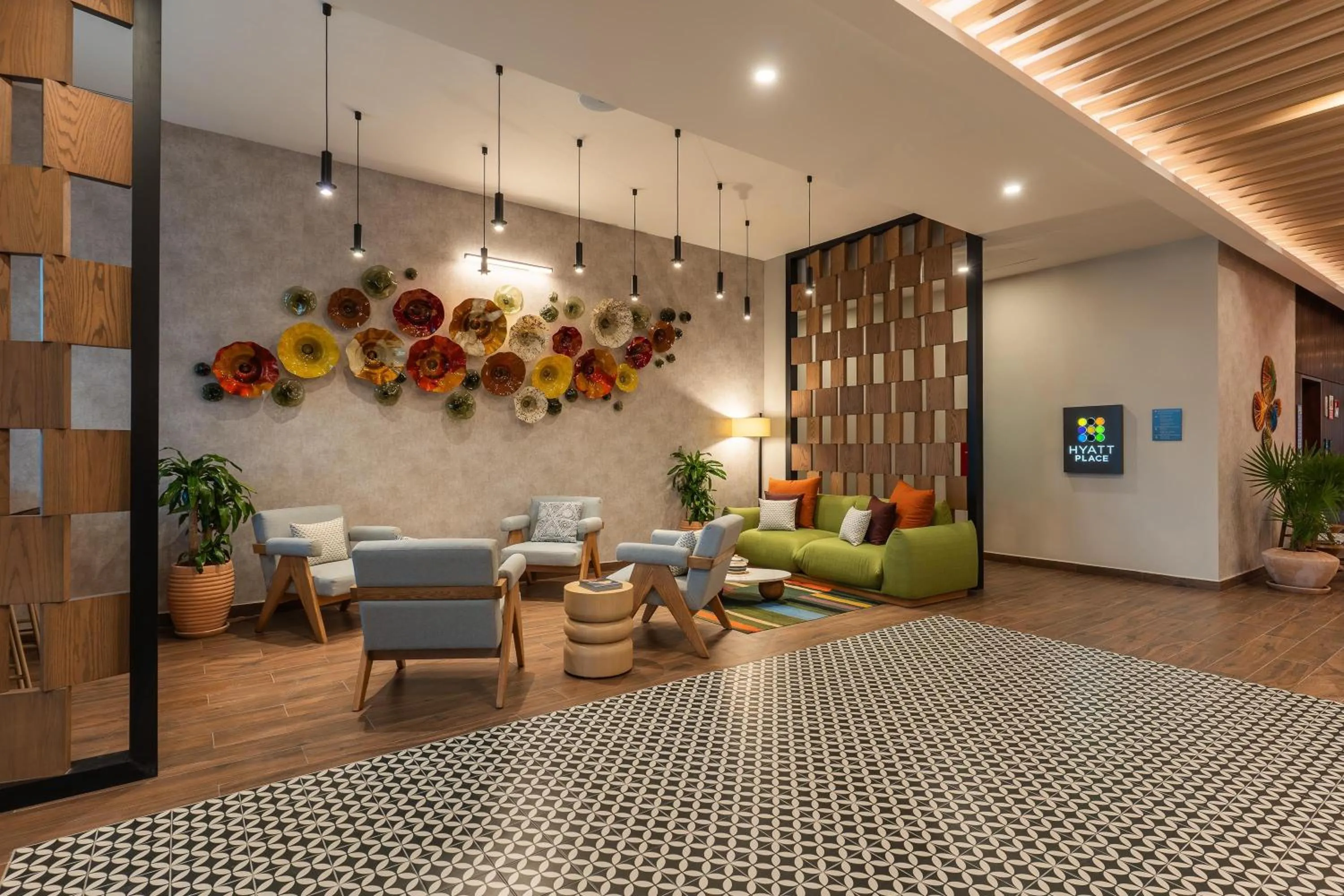 Lobby or reception in Hyatt Place Merida/ Via Montejo