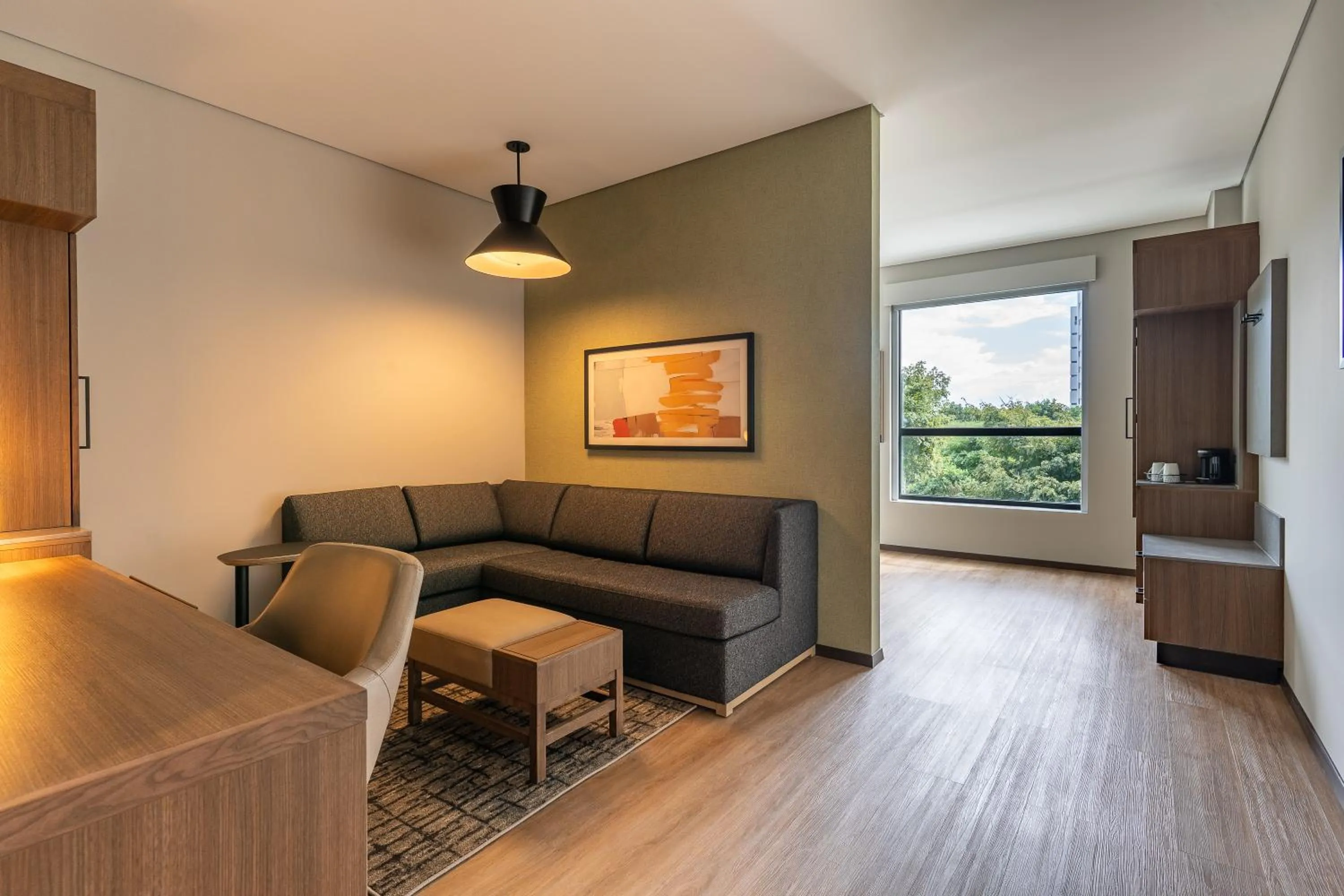 Seating area in Hyatt Place Merida/ Via Montejo