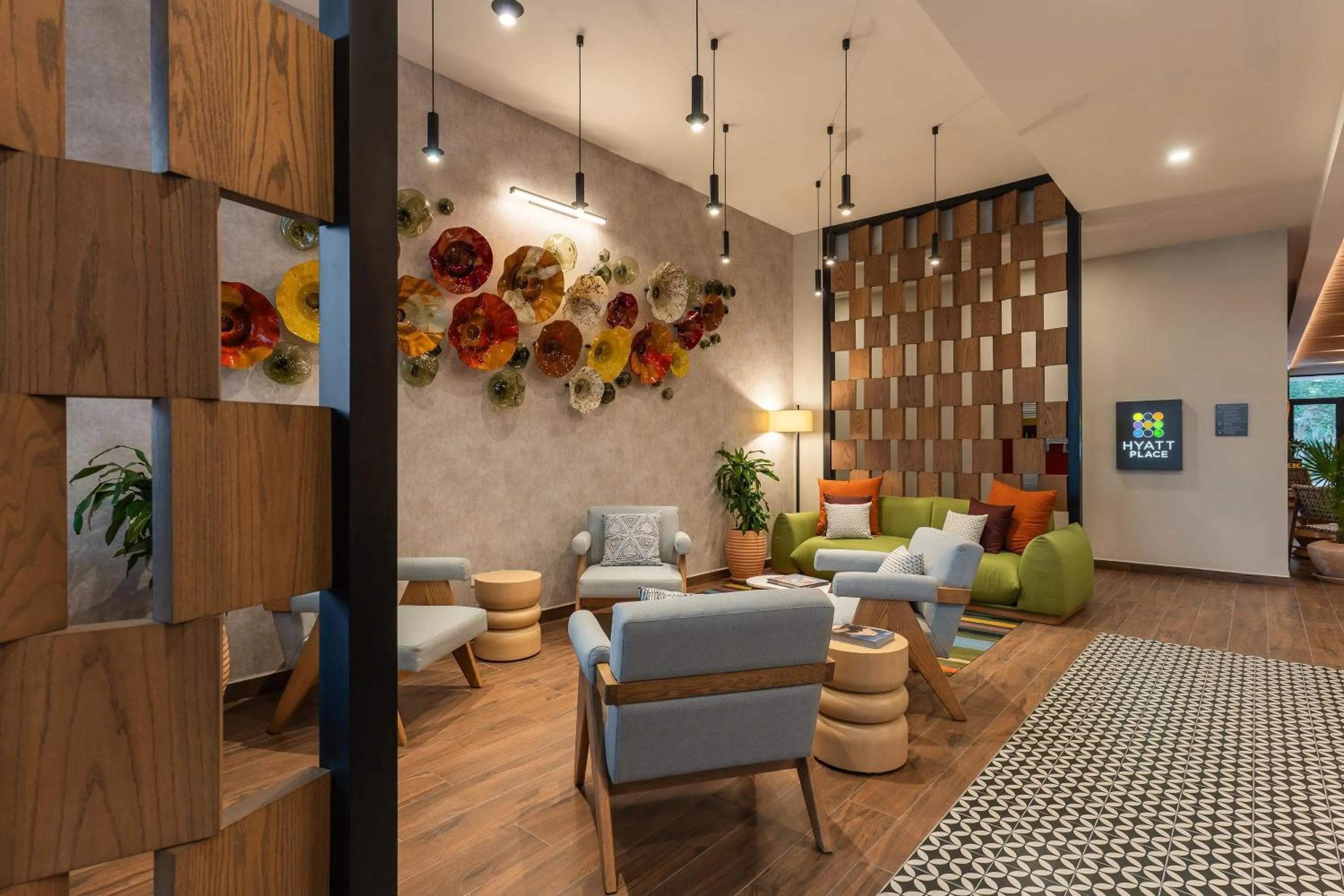 Lobby or reception in Hyatt Place Merida/ Via Montejo