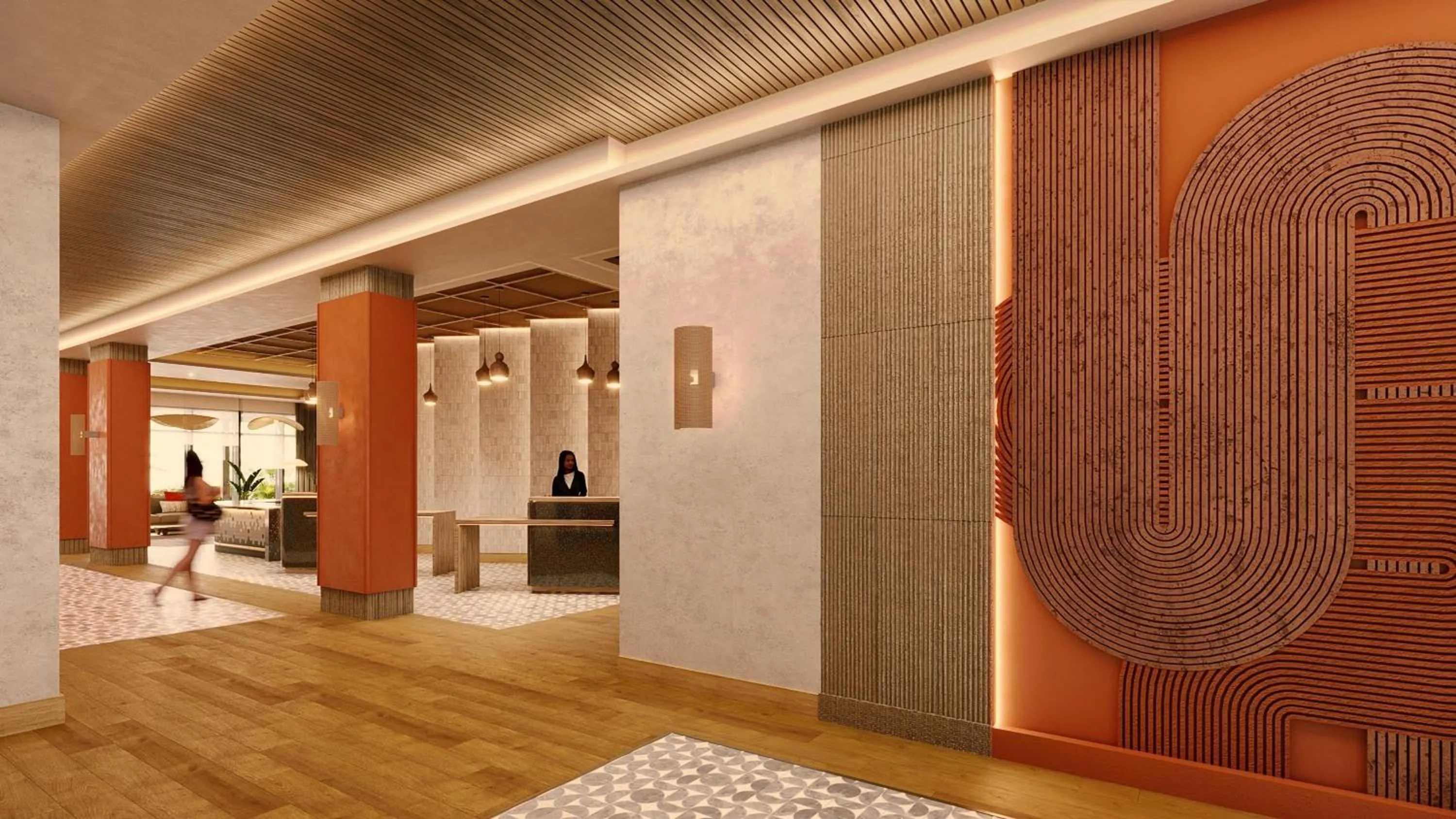 Lobby or reception in Hyatt Place Merida/ Via Montejo