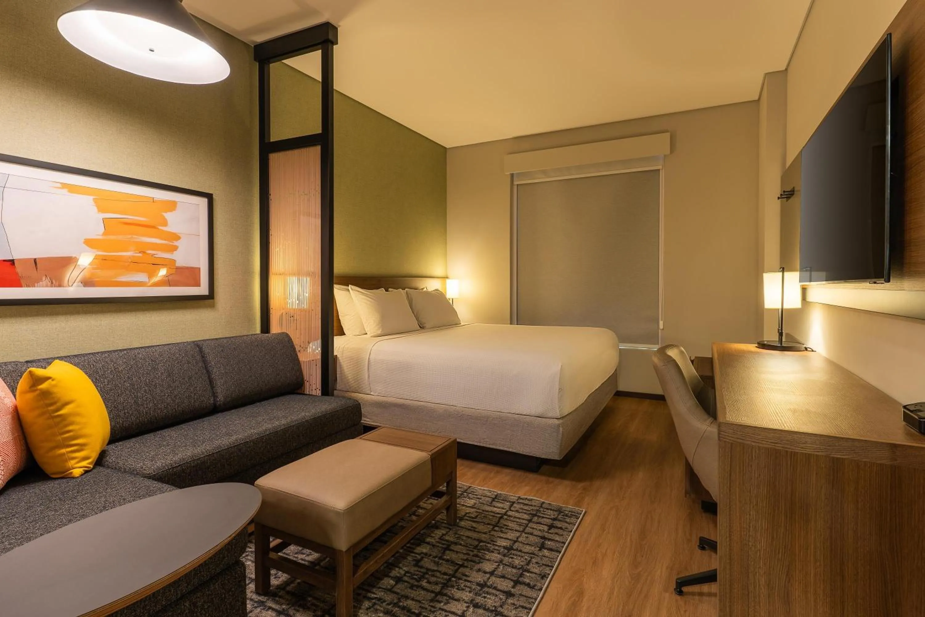 Bedroom, Bed in Hyatt Place Merida/ Via Montejo