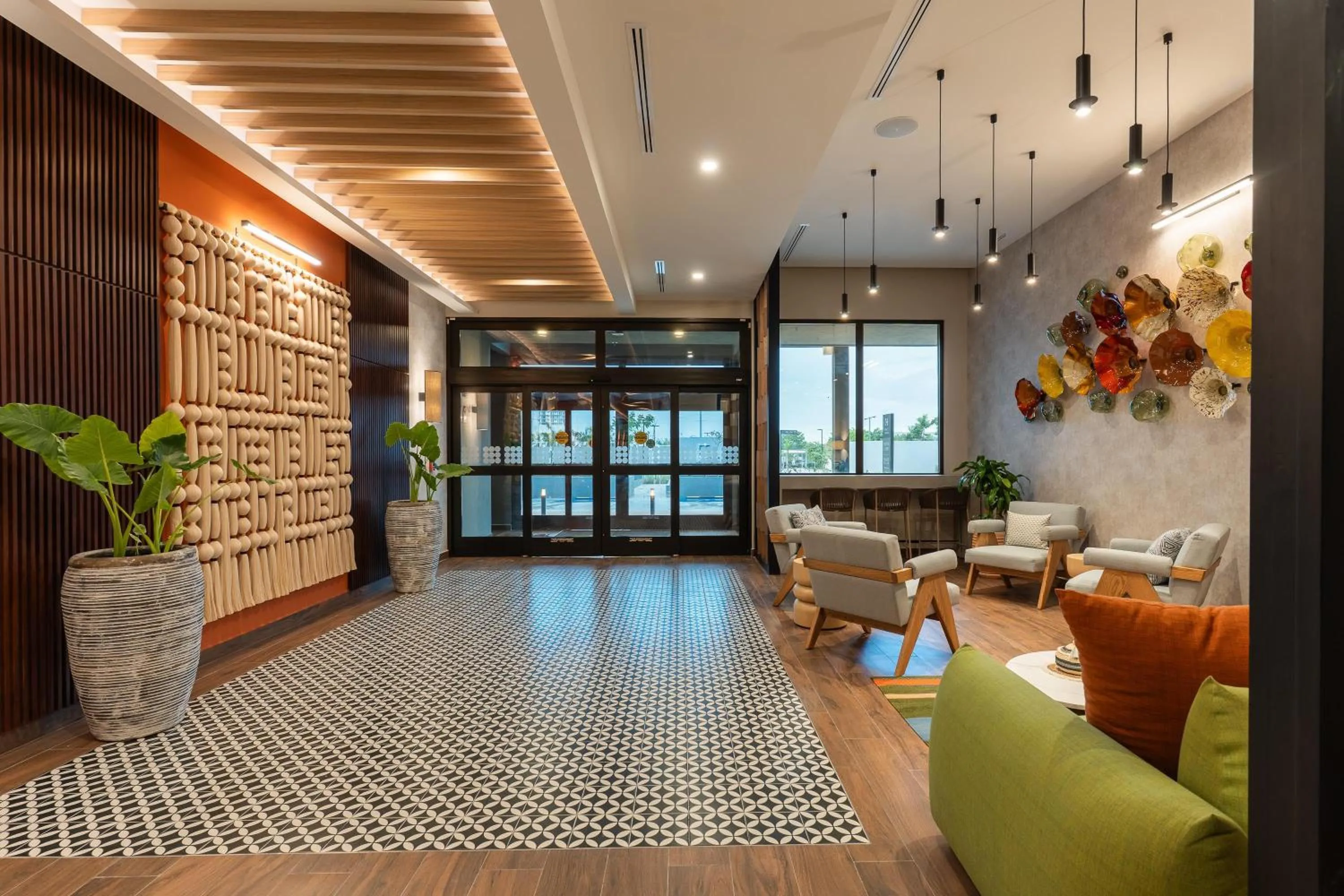 Lobby or reception in Hyatt Place Merida/ Via Montejo
