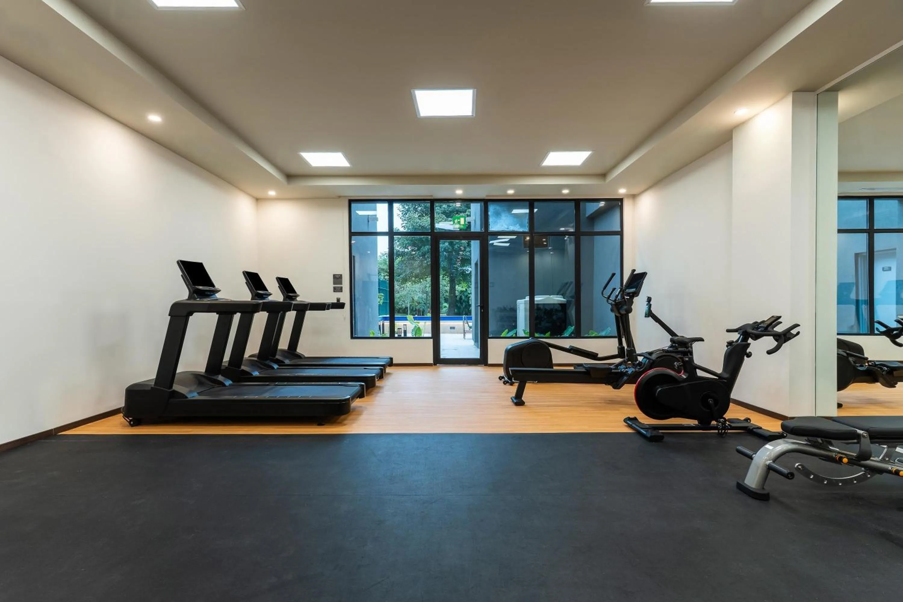 Fitness centre/facilities in Hyatt Place Merida/ Via Montejo