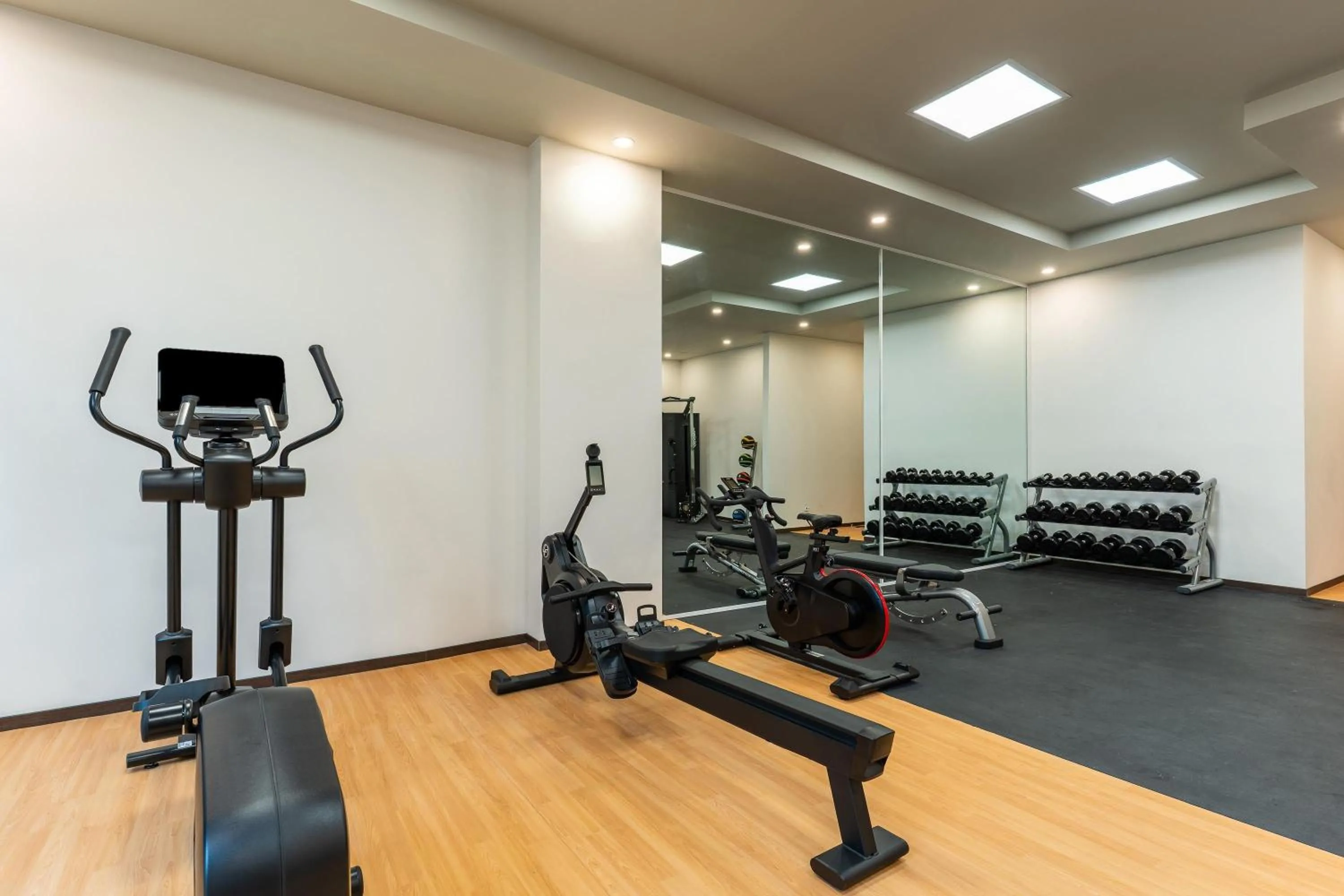 Fitness centre/facilities in Hyatt Place Merida/ Via Montejo