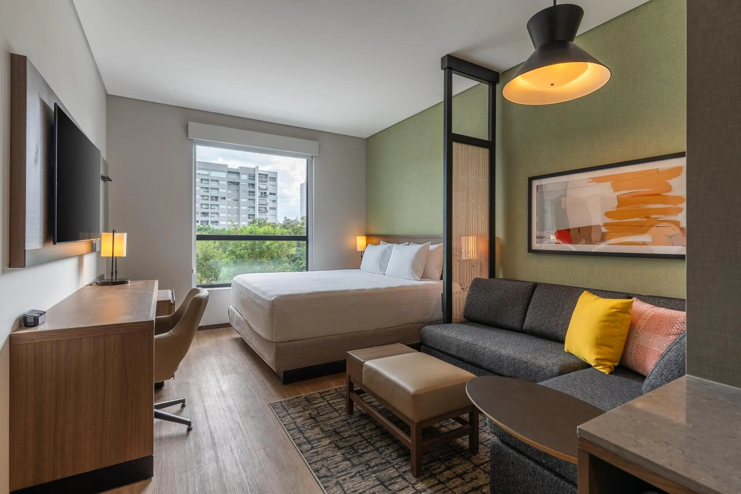 TV and multimedia, Bed in Hyatt Place Merida/ Via Montejo