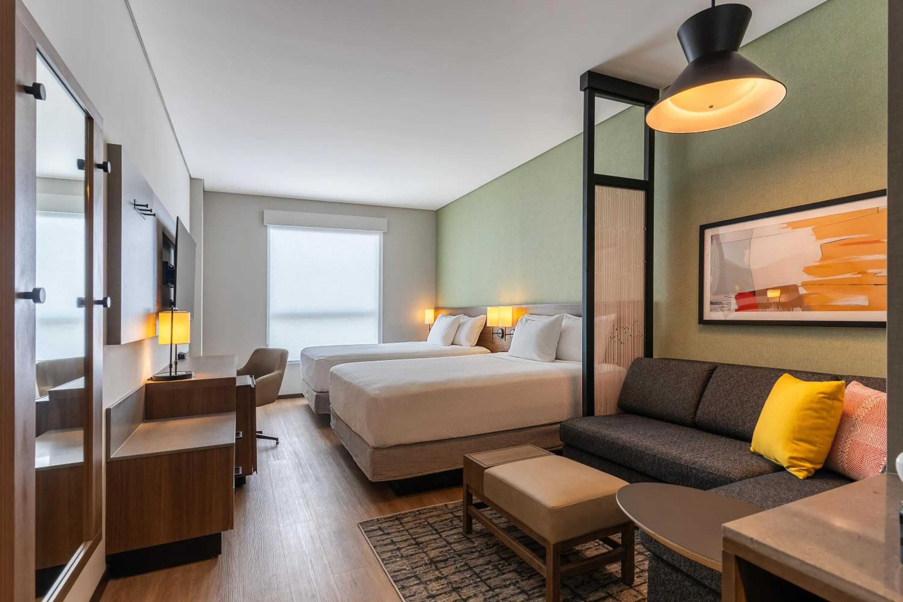 Photo of the whole room, Bed in Hyatt Place Merida/ Via Montejo