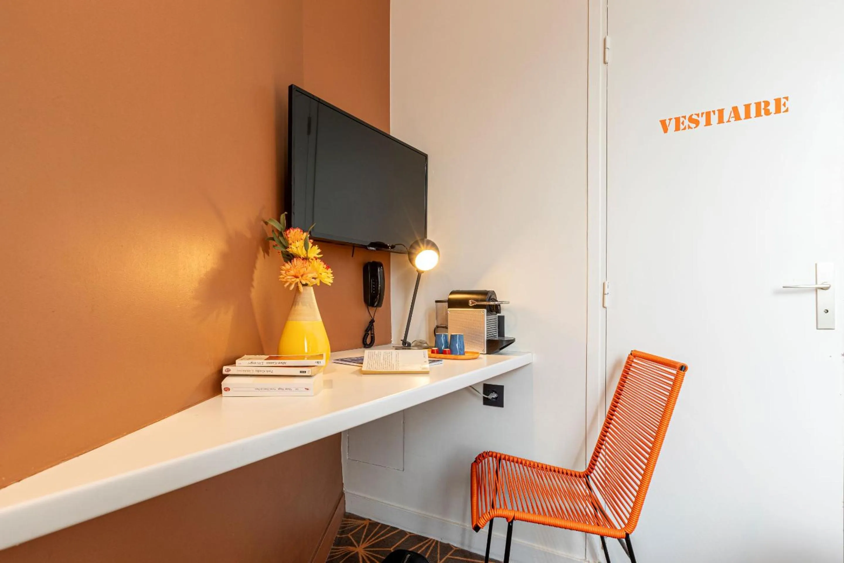 Bedroom in Hotel Olympic Paris Boulogne by Patrick Hayat