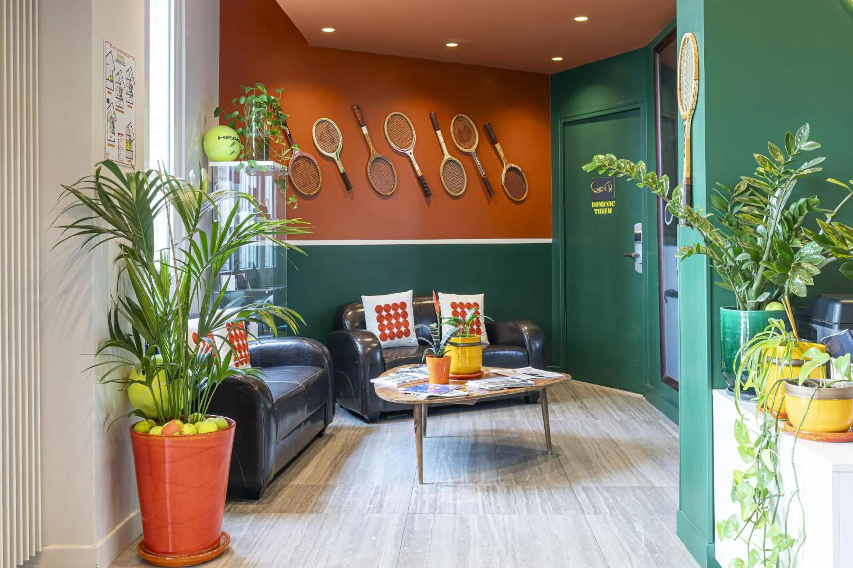 Living room in Hotel Olympic Paris Boulogne by Patrick Hayat