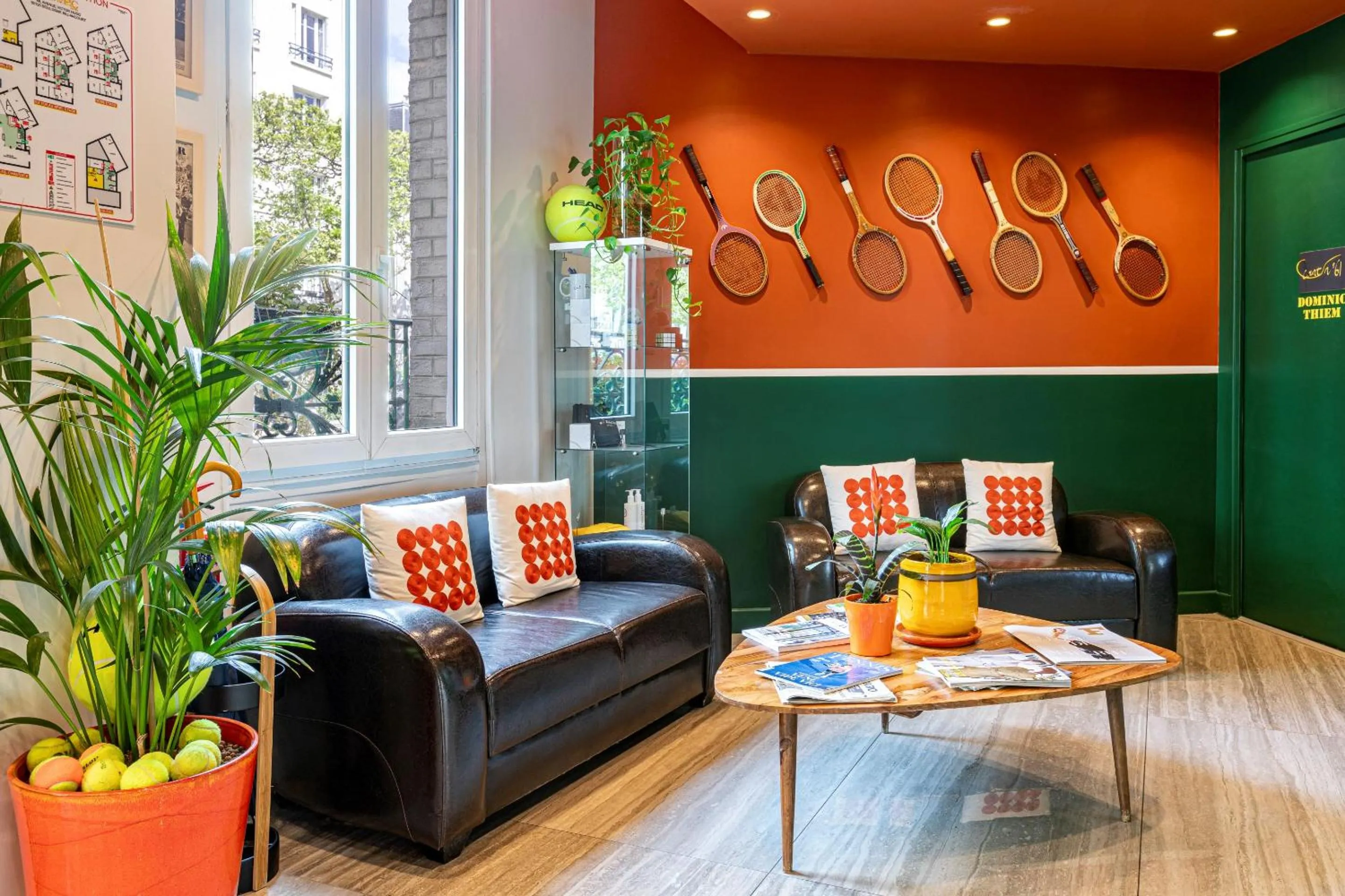 Living room in Hotel Olympic Paris Boulogne by Patrick Hayat