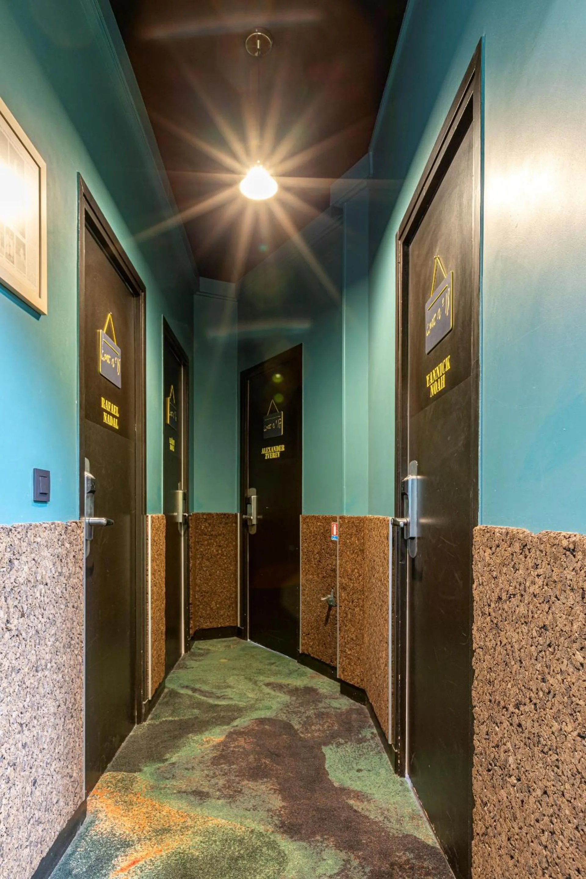 Decorative detail in Hotel Olympic Paris Boulogne by Patrick Hayat