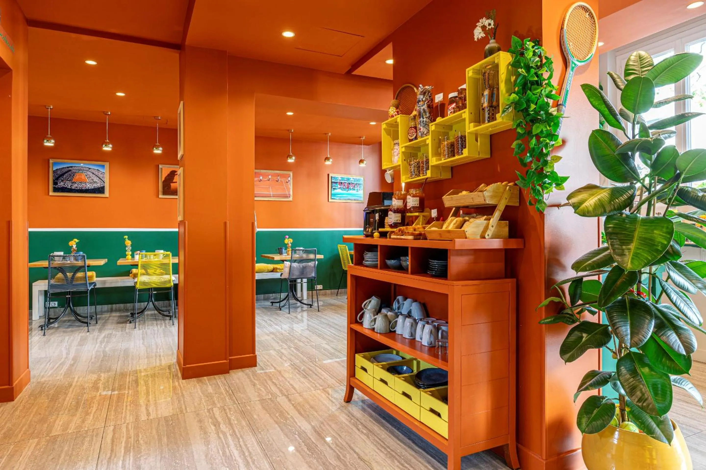 Lobby or reception in Hotel Olympic Paris Boulogne by Patrick Hayat