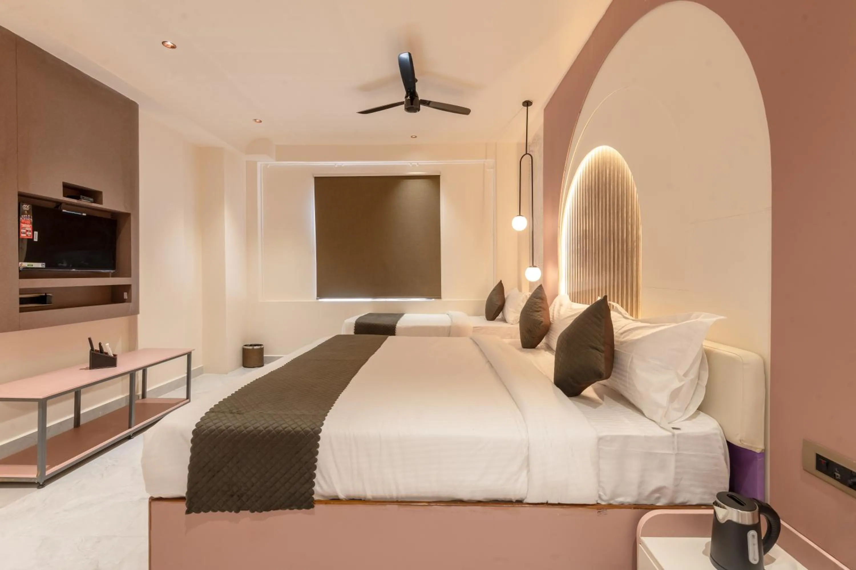 Bed in Legacy Inn, Mysore