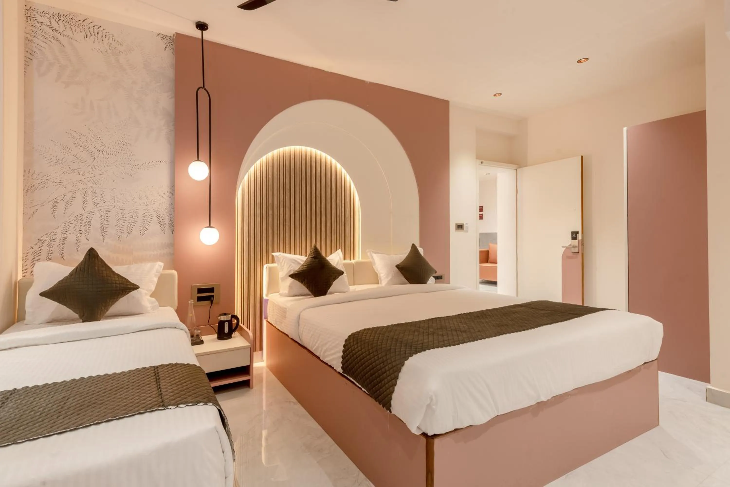 Photo of the whole room, Bed in Legacy Inn, Mysore