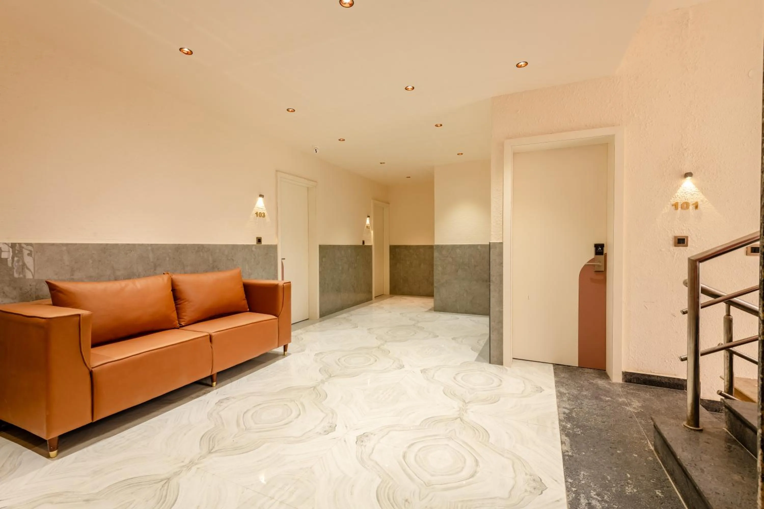 Seating area in Legacy Inn, Mysore