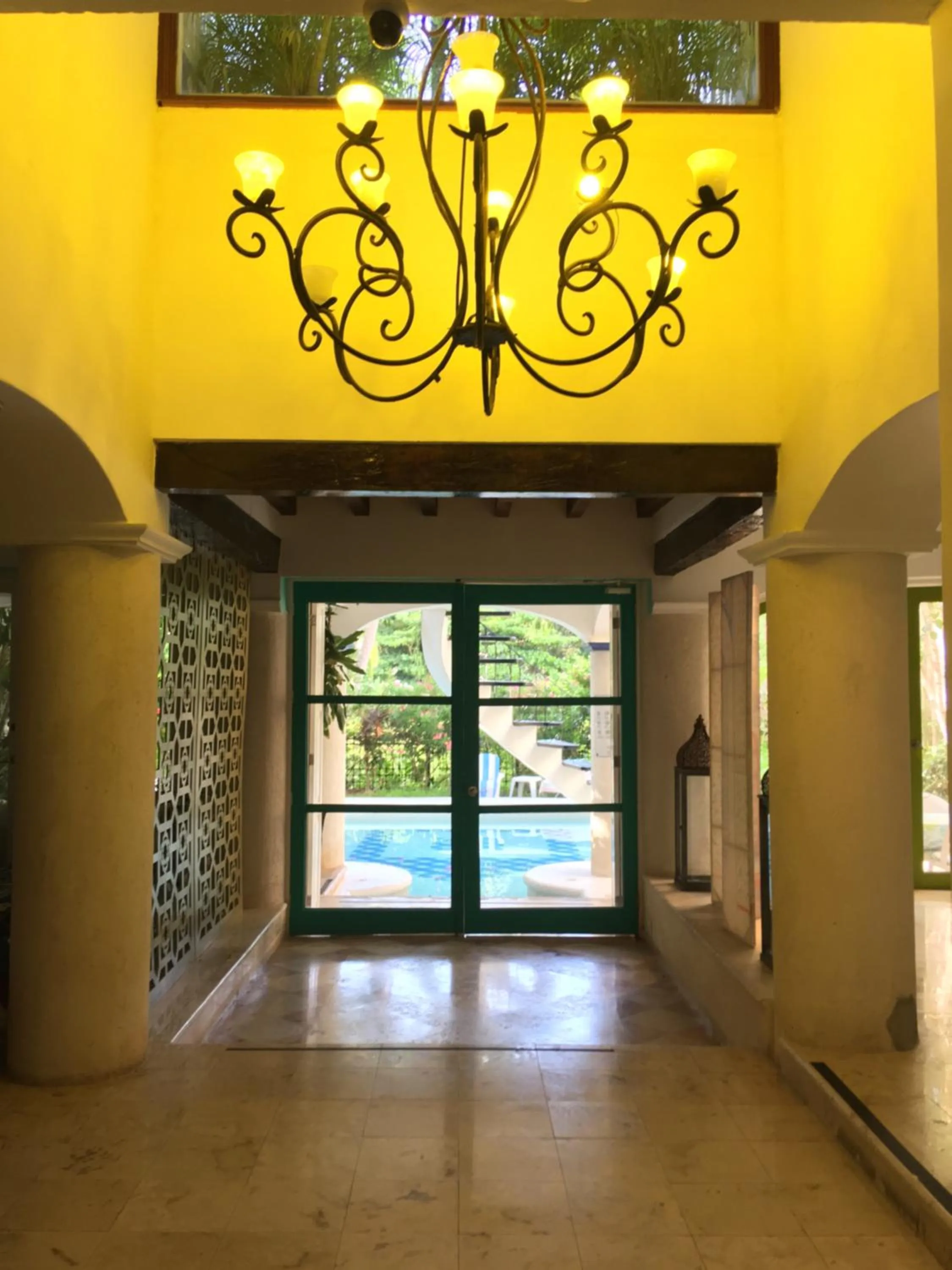 Decorative detail in La Villa du Golf à Cancun Hotel Boutique