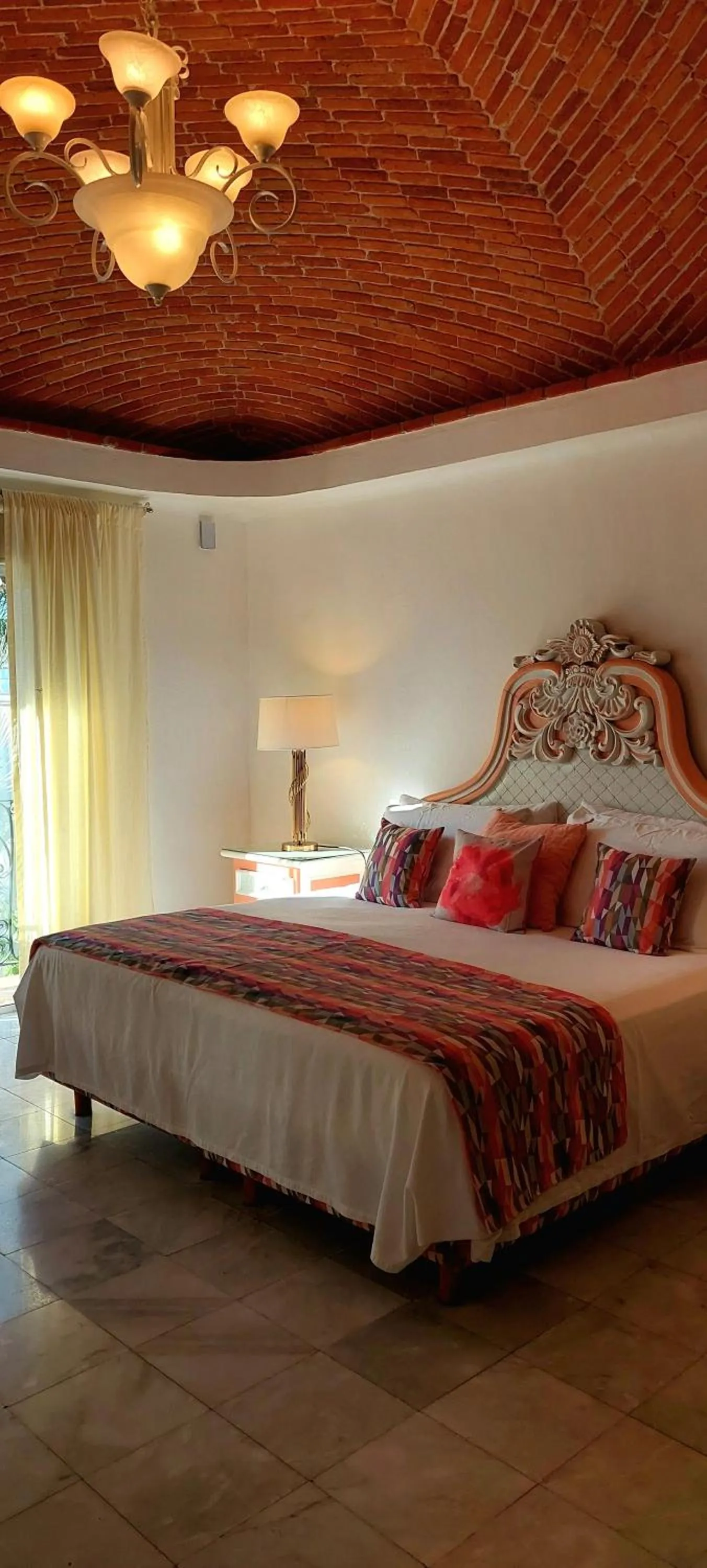 Bed in La Villa du Golf à Cancun Hotel Boutique