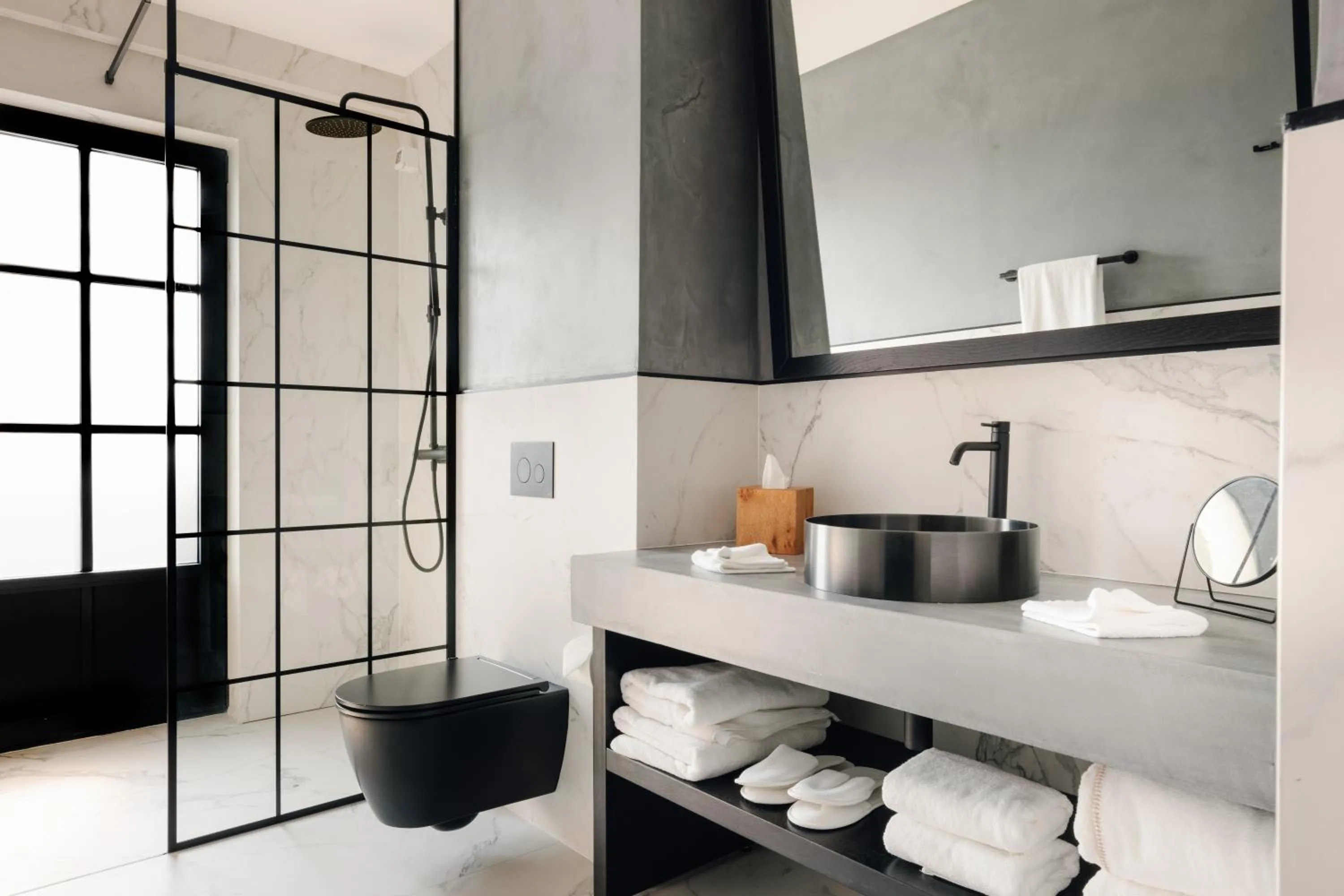 Bathroom in Centrale Lustica Bay by Angsana